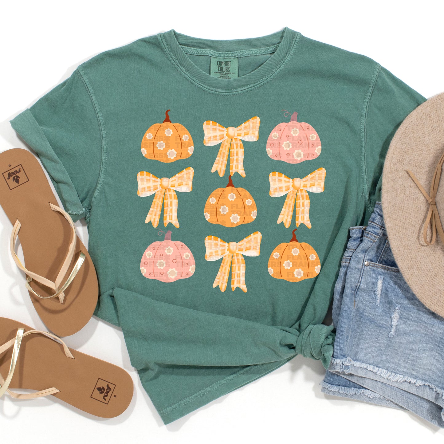 Fall Pumpkin Coquette Bow #2548 DTF Transfer