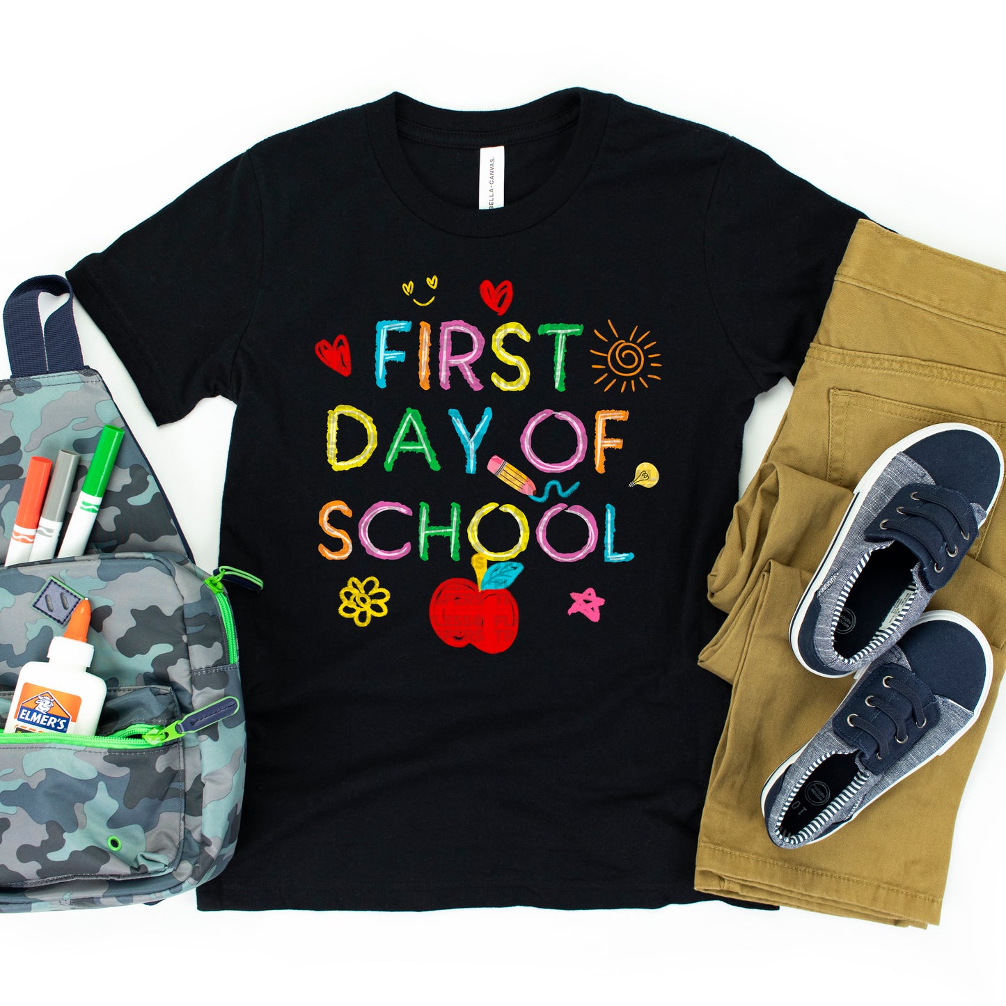 First Day Of School Preppy Coquette Bow #2212 DTF Transfer