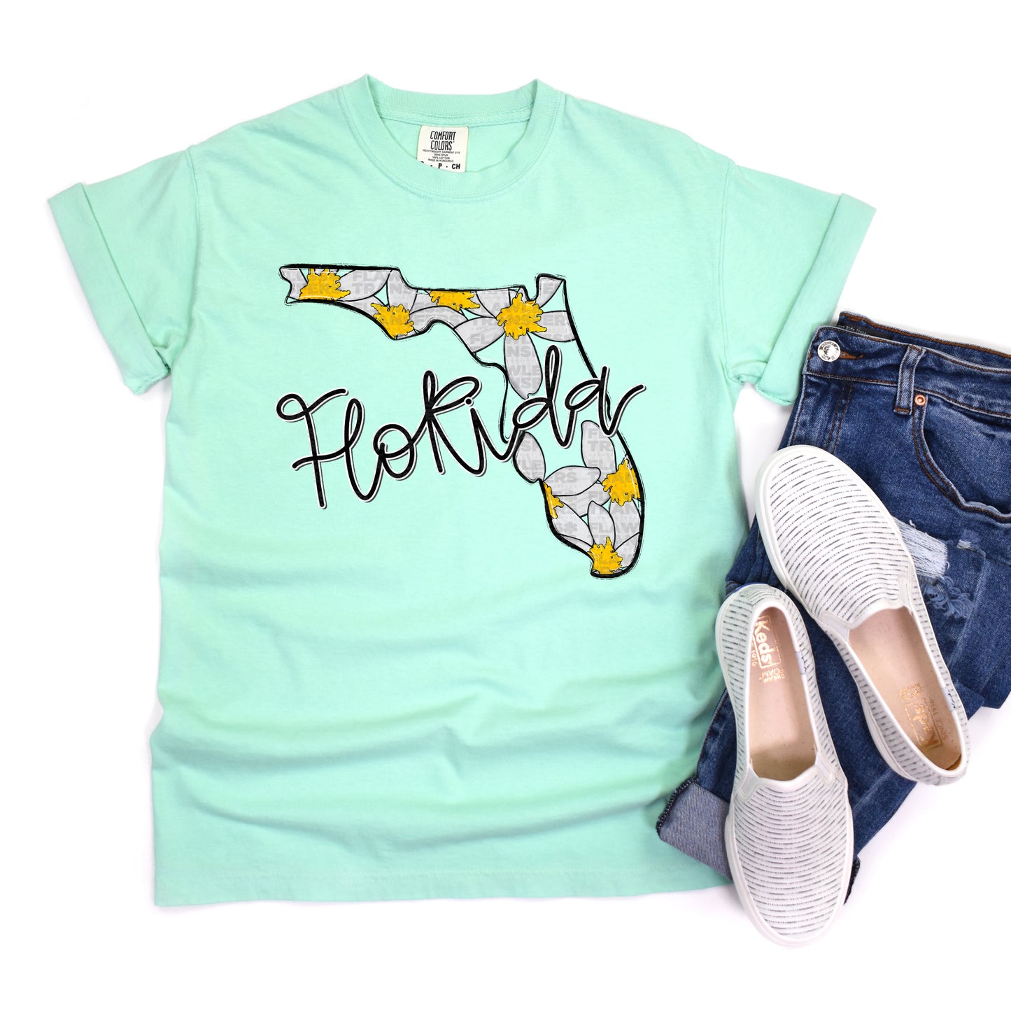 Florida Whimsy States DTF Transfer