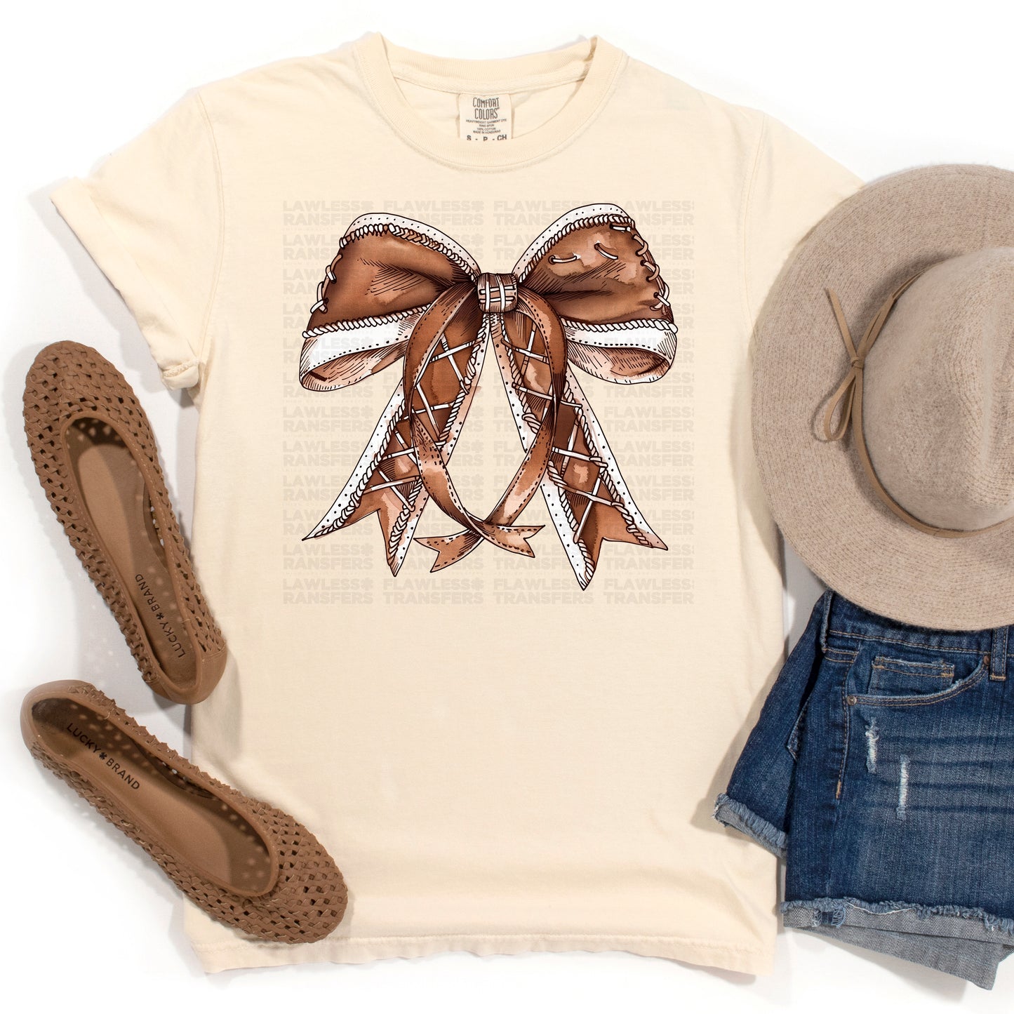 Football Coquette Bow - Design 1 DTF Transfer
