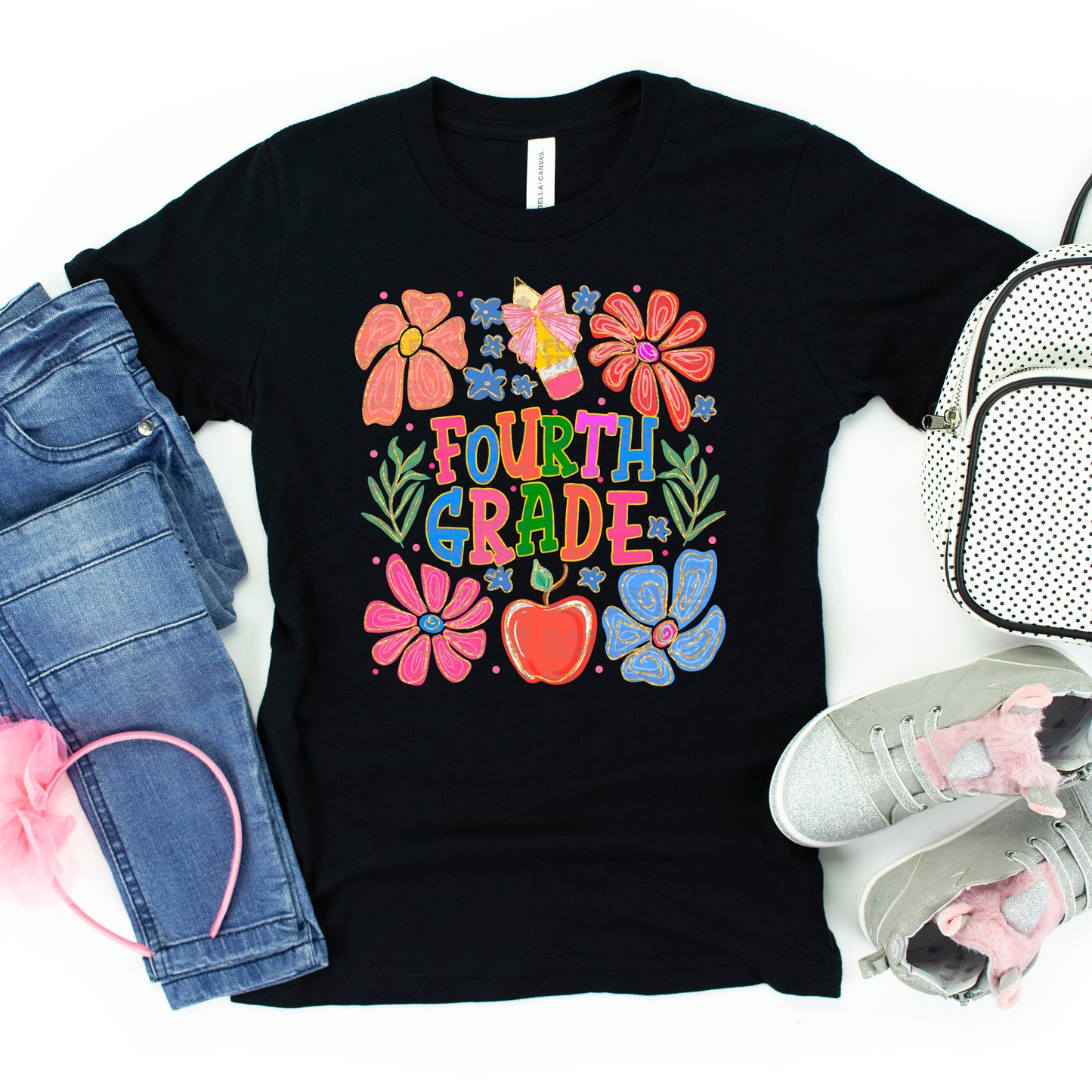 Boho Floral Back To School #2195 DTF Transfer