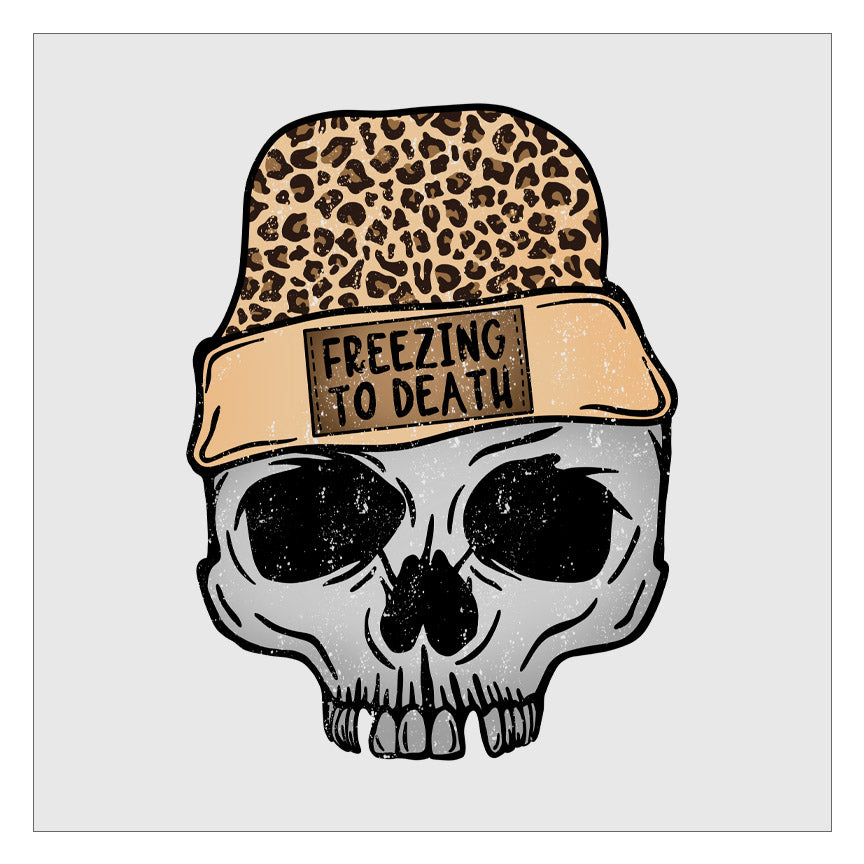 Freezing To Death DTF Transfer