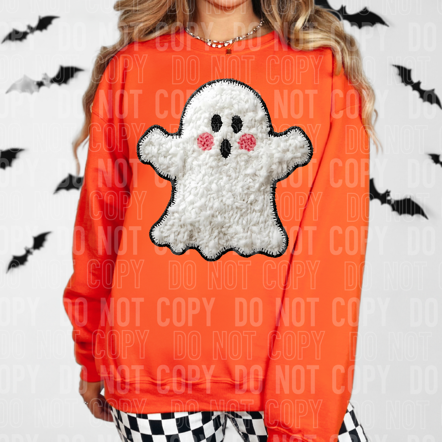 Ghost Faux Yarn #2745 DTF Transfer