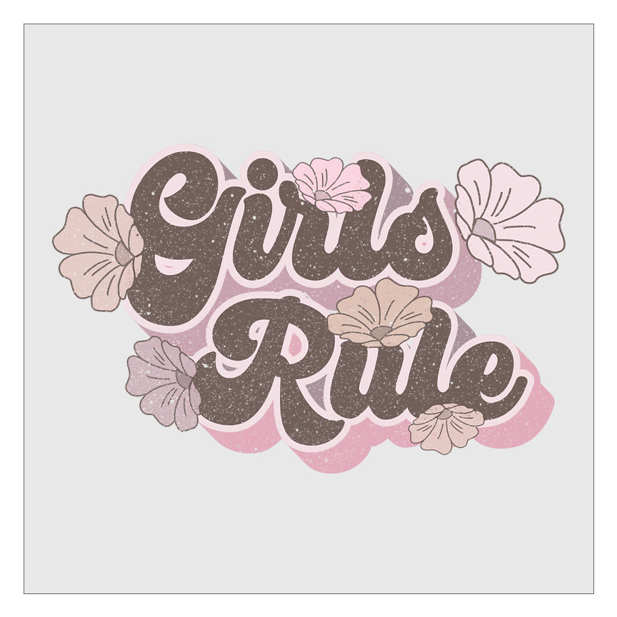 Girls Rule DTF Transfer