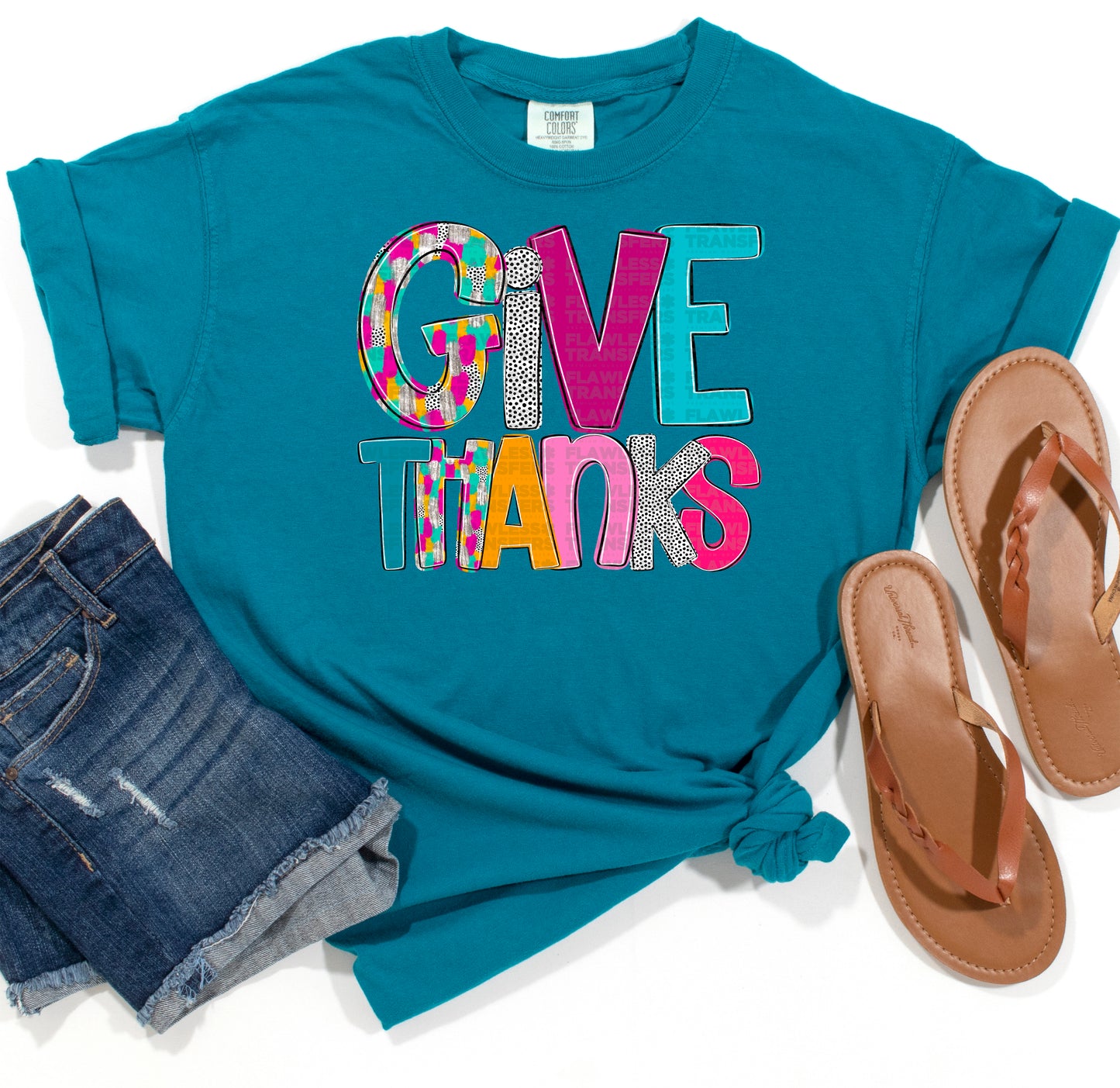Give Thanks #2395 DTF Transfer