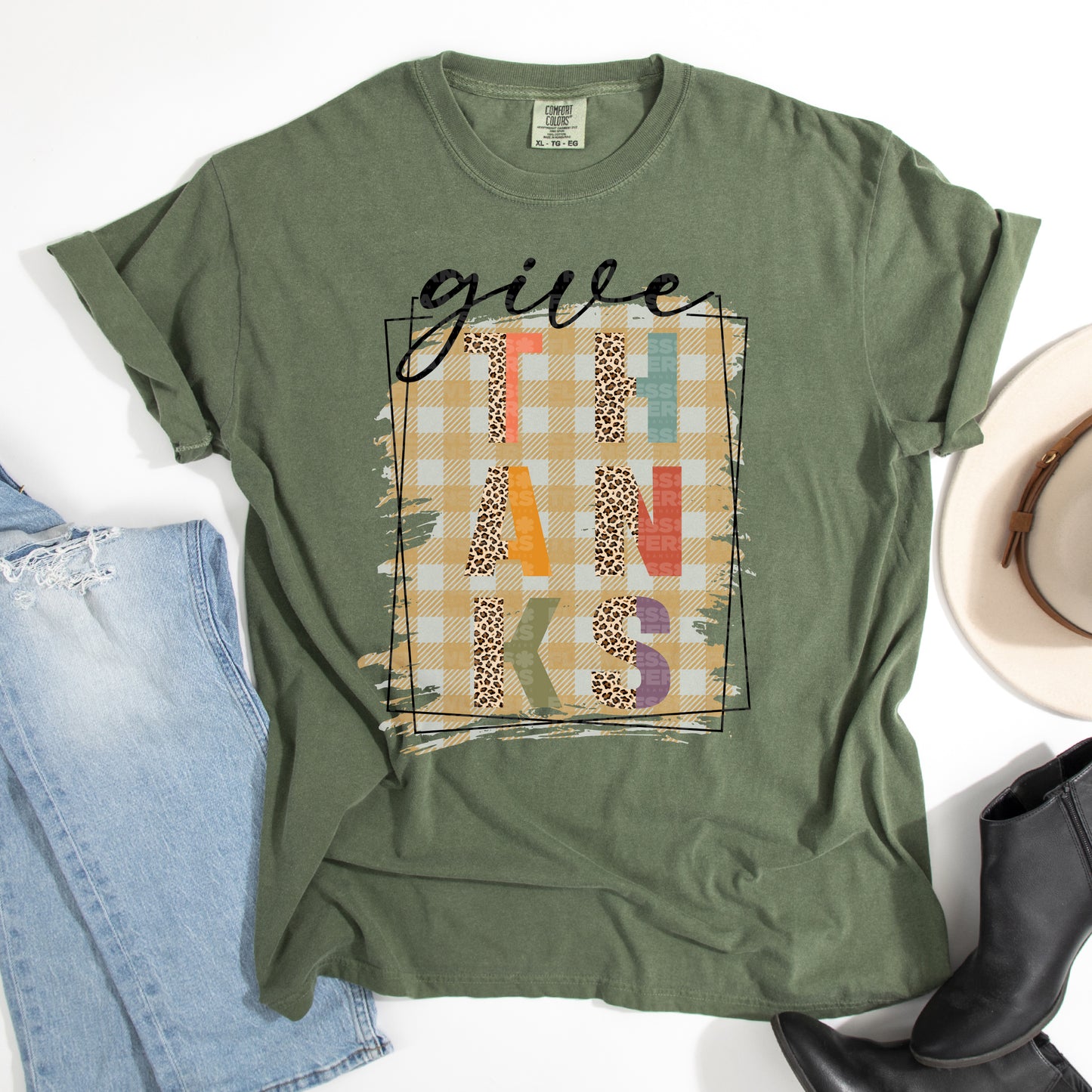 Give Thanks #2555 DTF Transfer