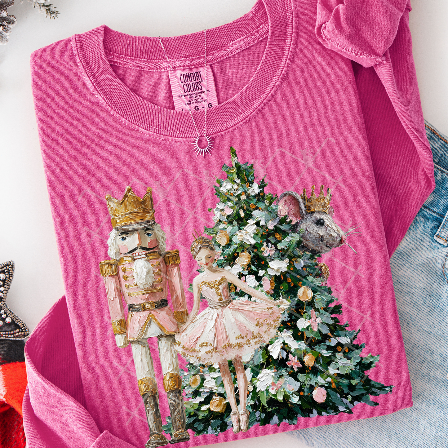 Hand Painted Nutcracker Scene #2791 DTF Transfer