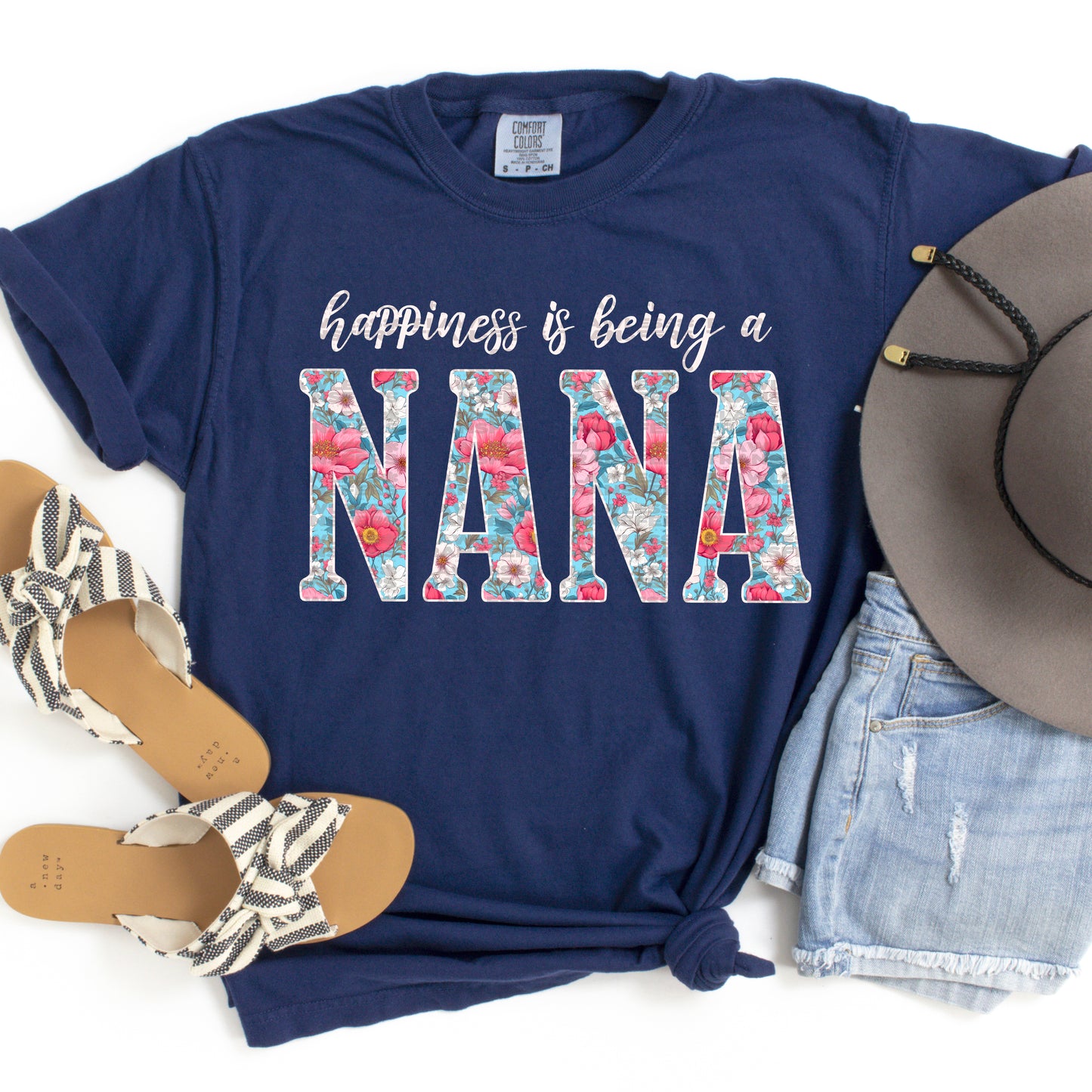 Happiness Is Being A Nana DTF Transfer