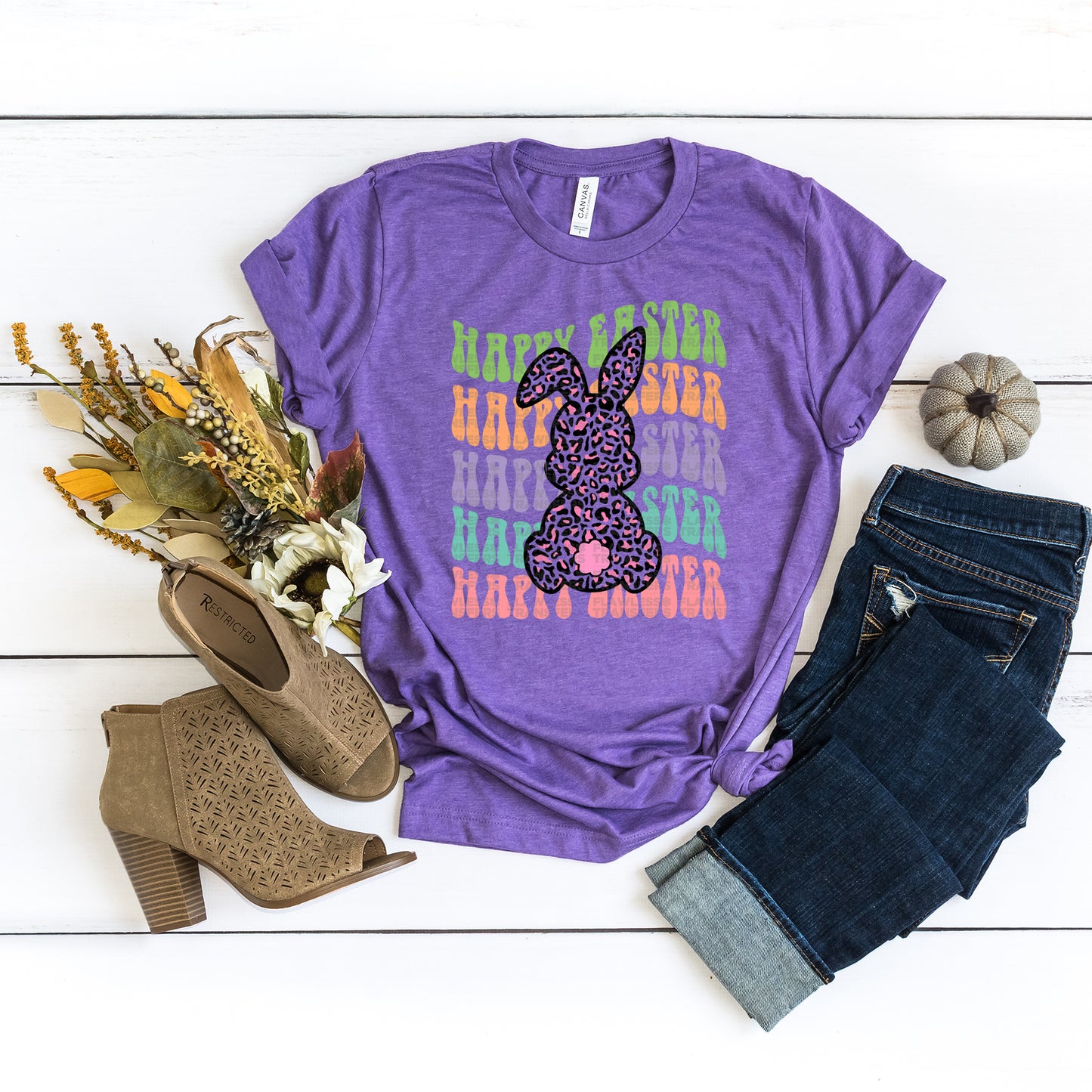 Happy Easter Stacked #1111 - DTF Transfer