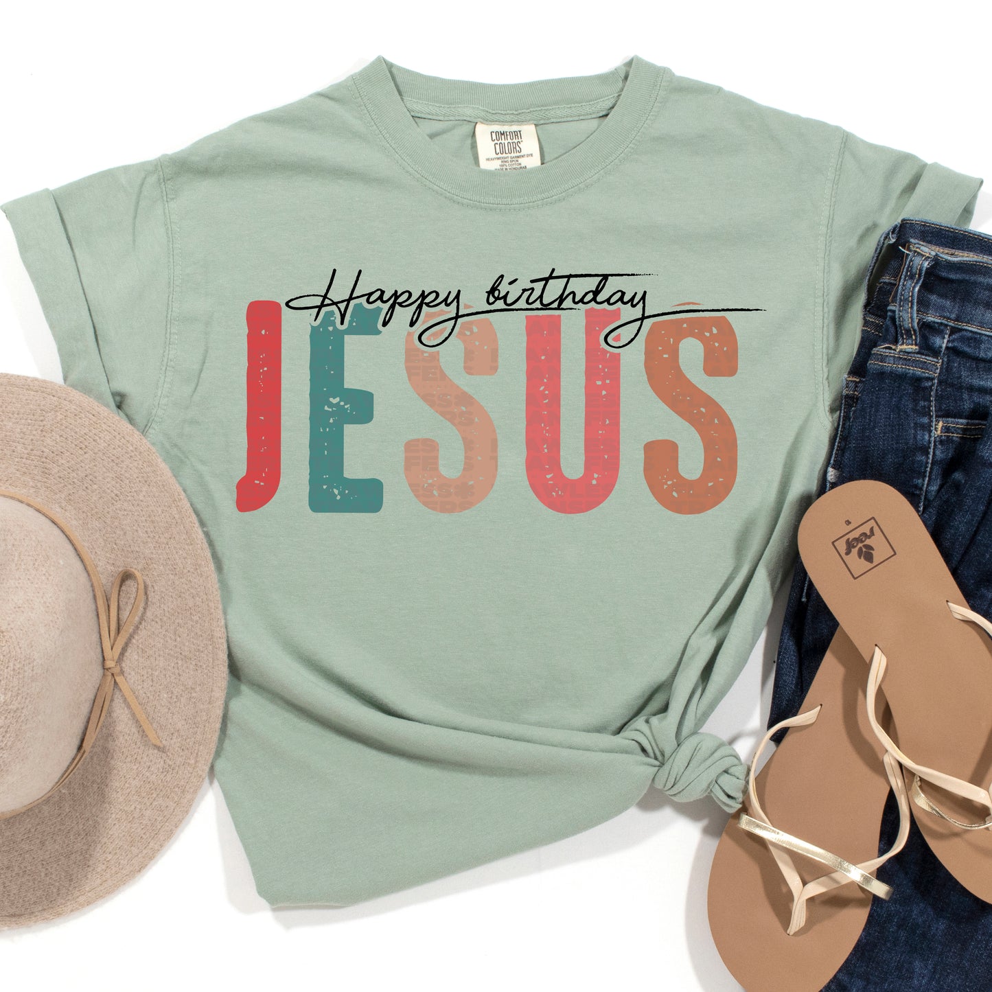 Happy Birthday Jesus - Design 1 DTF Transfer