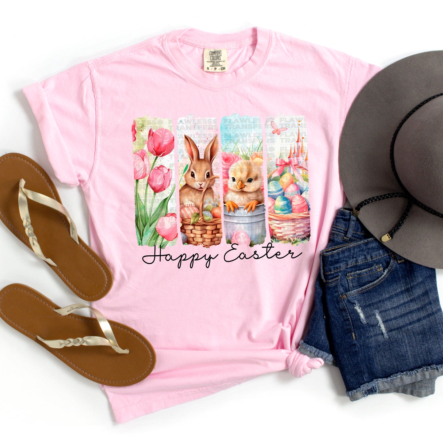 Happy Easter Brushstroke #2061 DTF Transfer