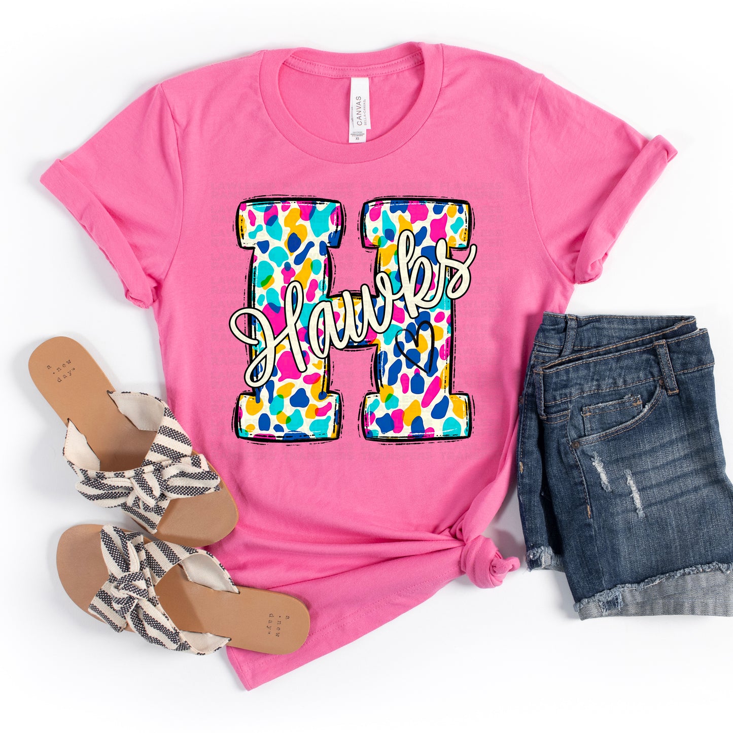 Hawks Bright Spots DTF Transfer