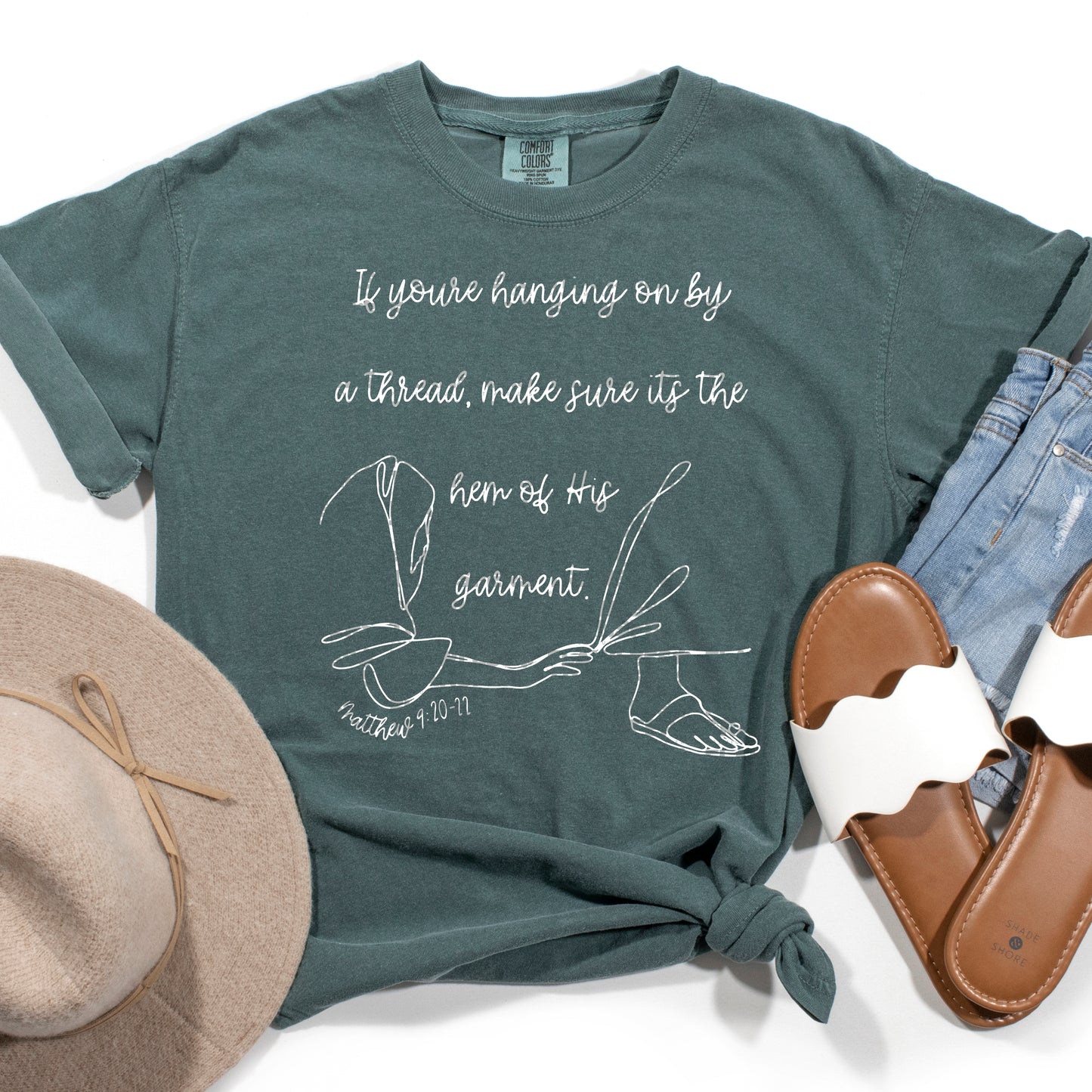 If Youre Hanging On By A Thread, Make Sure Its The Hem Of His Garment DTF Transfer