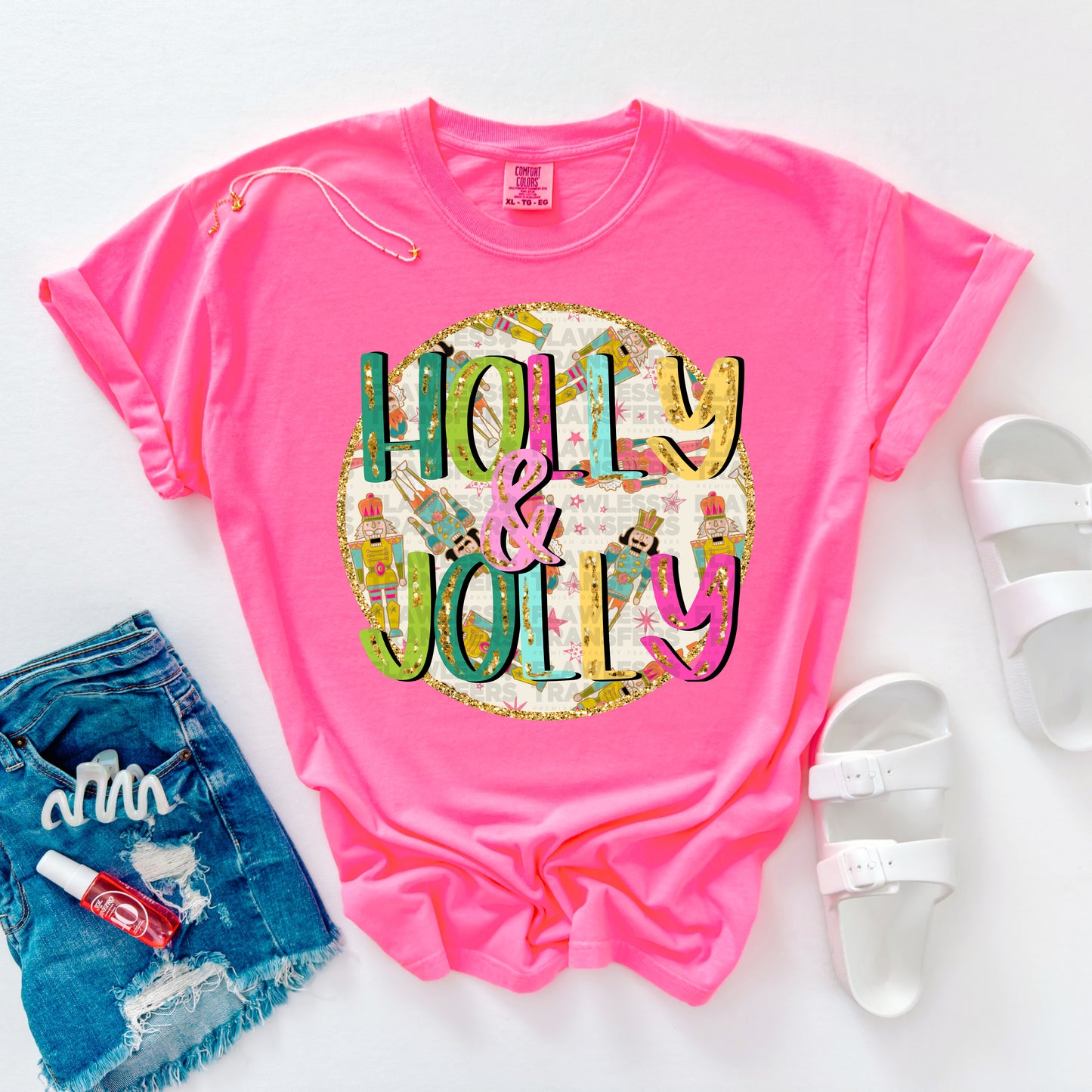 Holly Jolly #2841 DTF Transfer