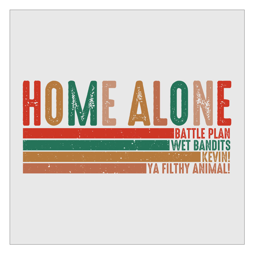 Home Alone Christmas - Stacked DTF Transfer