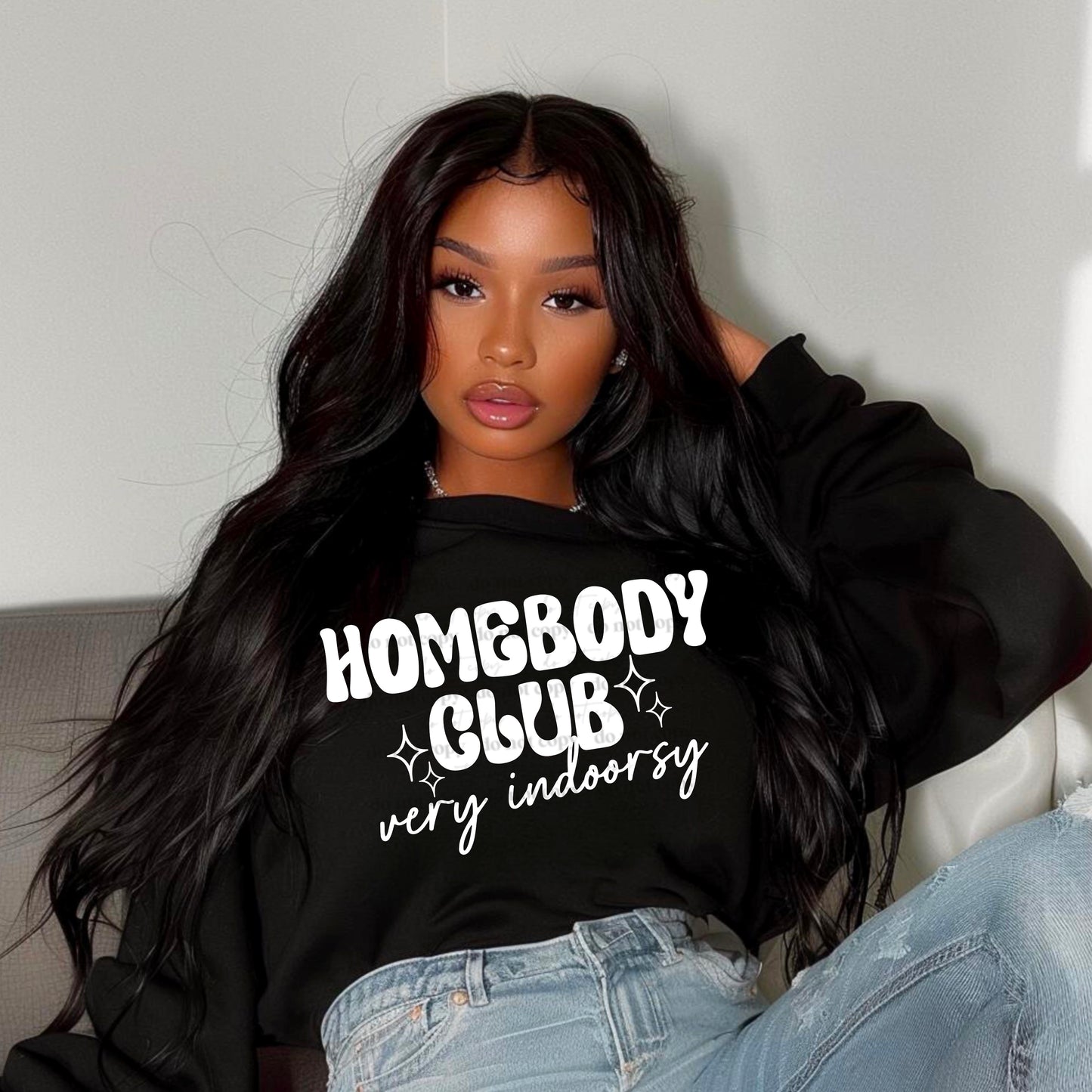 Homebody Club Very Indoorsy DTF Transfer