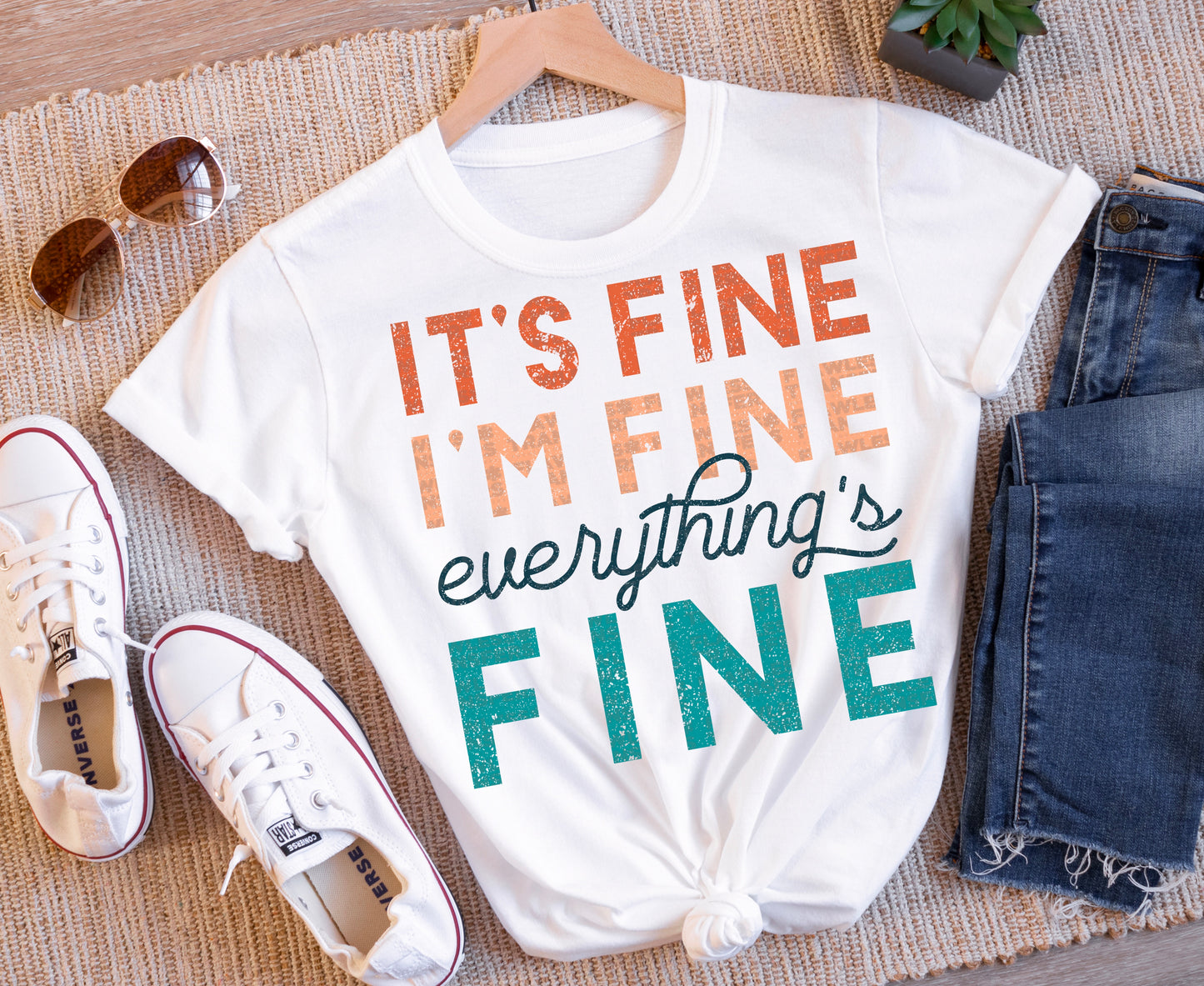 It's Fine I'm Fine Everything's Fine #1020 - DTF Transfer