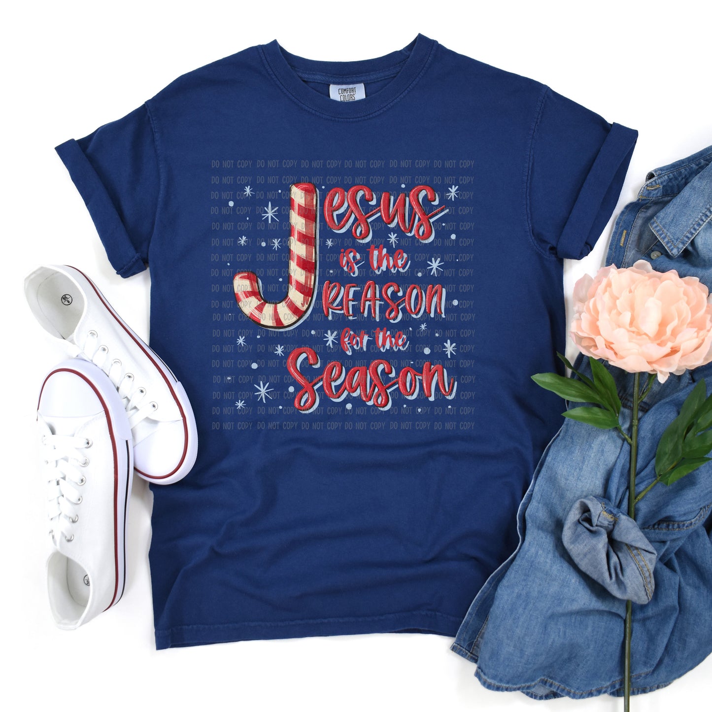 Jesus Is The Reason For The Season - Design 2 DTF Transfer