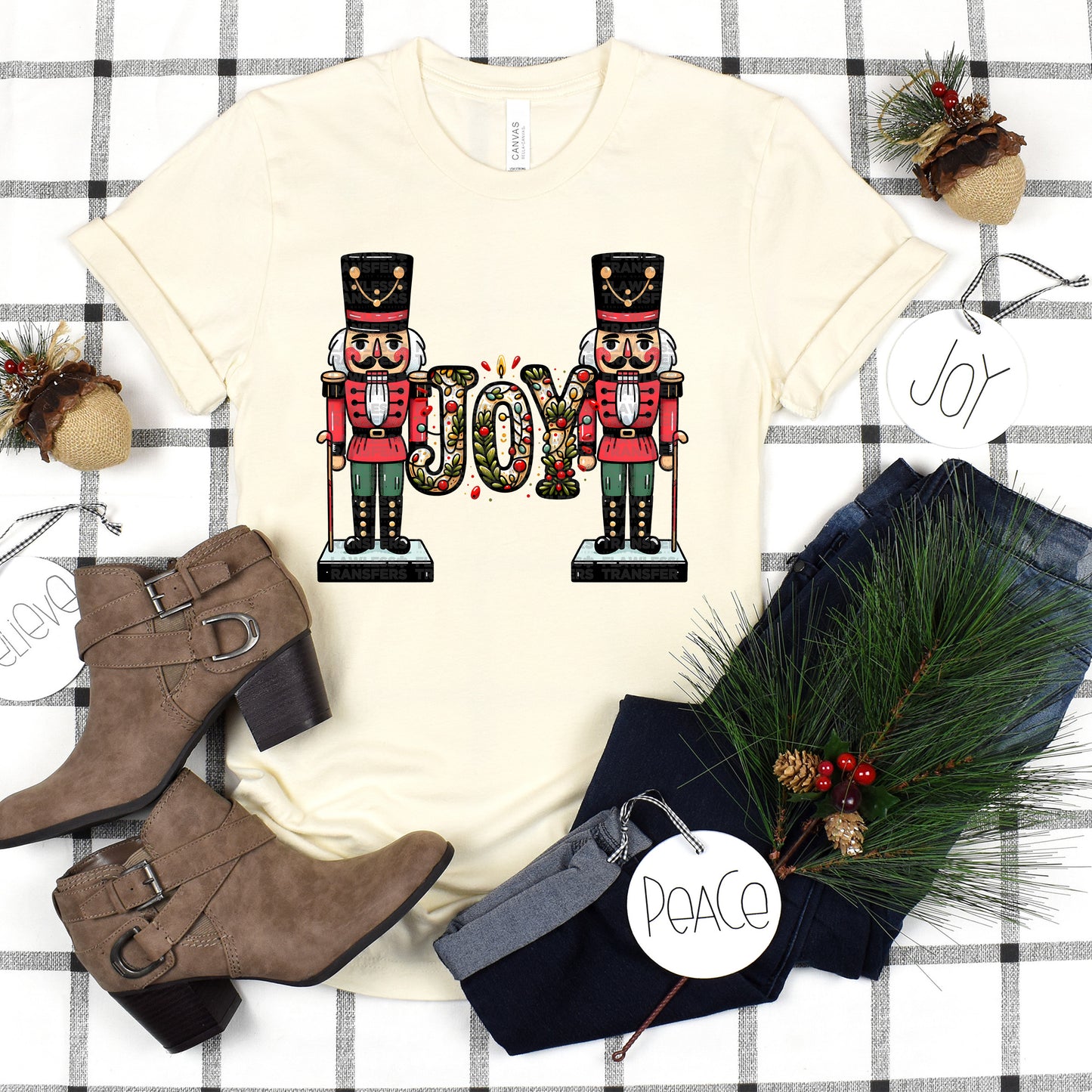 Joy - Nutcracker DTF Transfer