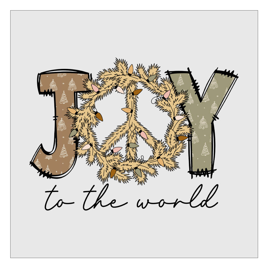 Joy To The World - Design 5 DTF Transfer