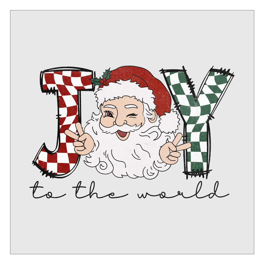 Joy to the World - Design 6 DTF Transfer