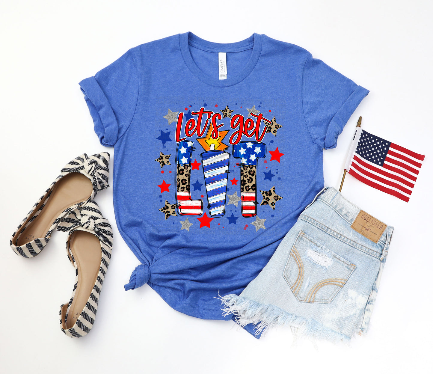 Lets Get Lit - Fireworks DTF Transfer