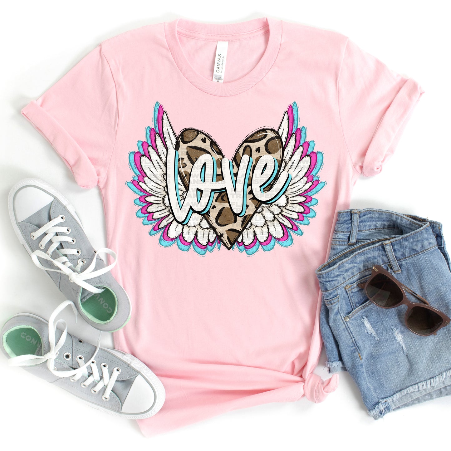 Love With Wings #1093 - DTF Transfer