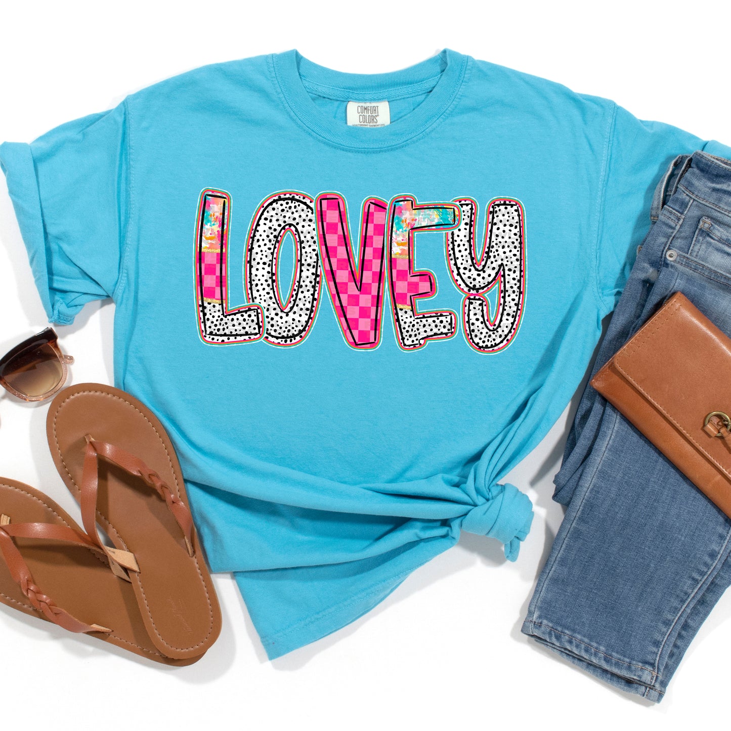 Lovey Happy Chaos Alpha #2028 DTF Transfer