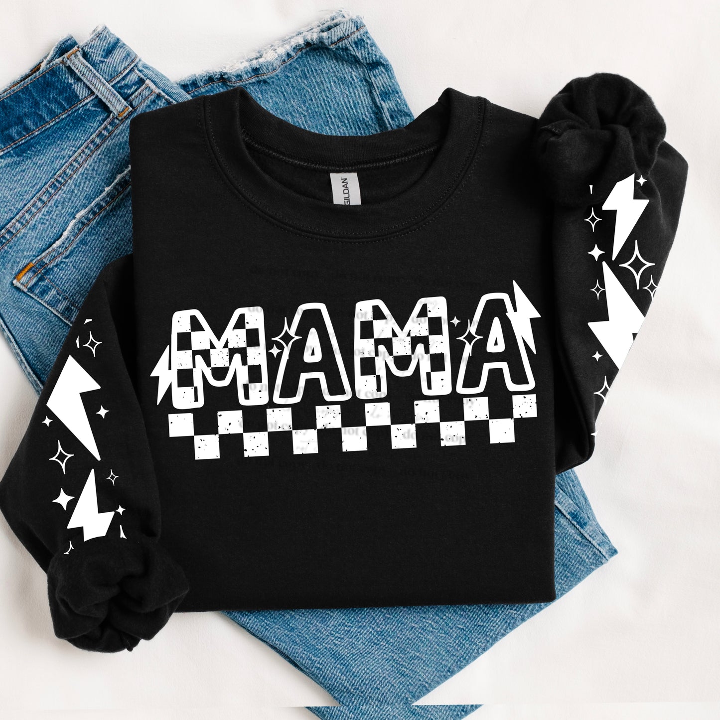 Mama Front And Sleeve SET DTF Transfer