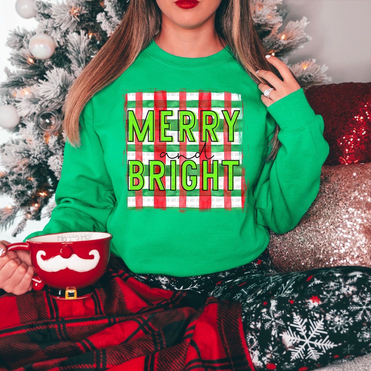 Merry and Bright - Design 3 DTF Transfer