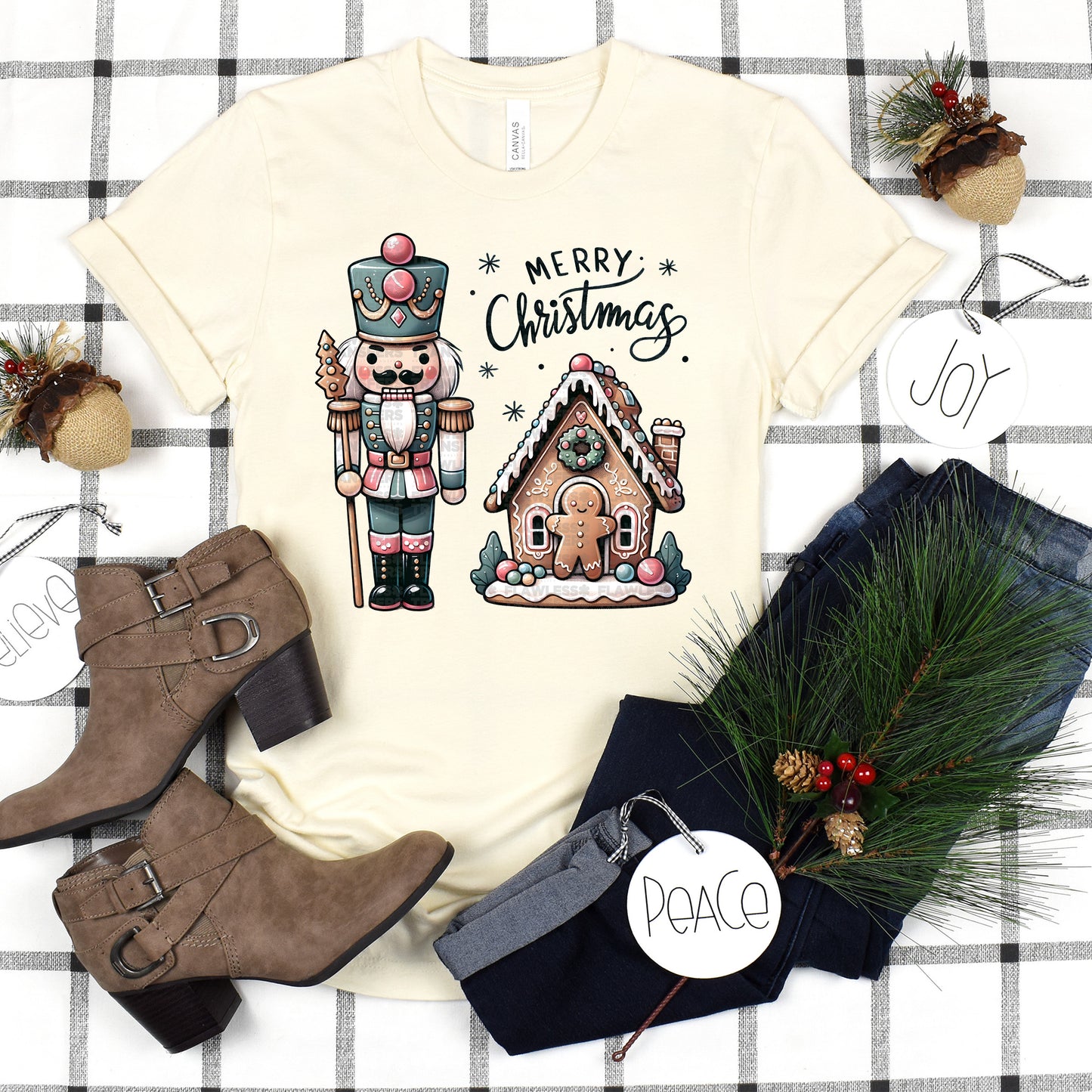 Merry Christmas - Nutcracker DTF Transfer