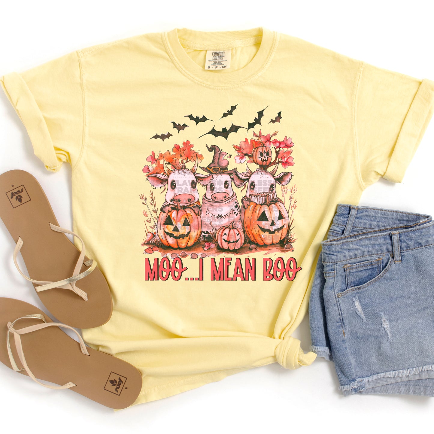 Moo I Mean Boo #2464 DTF Transfer