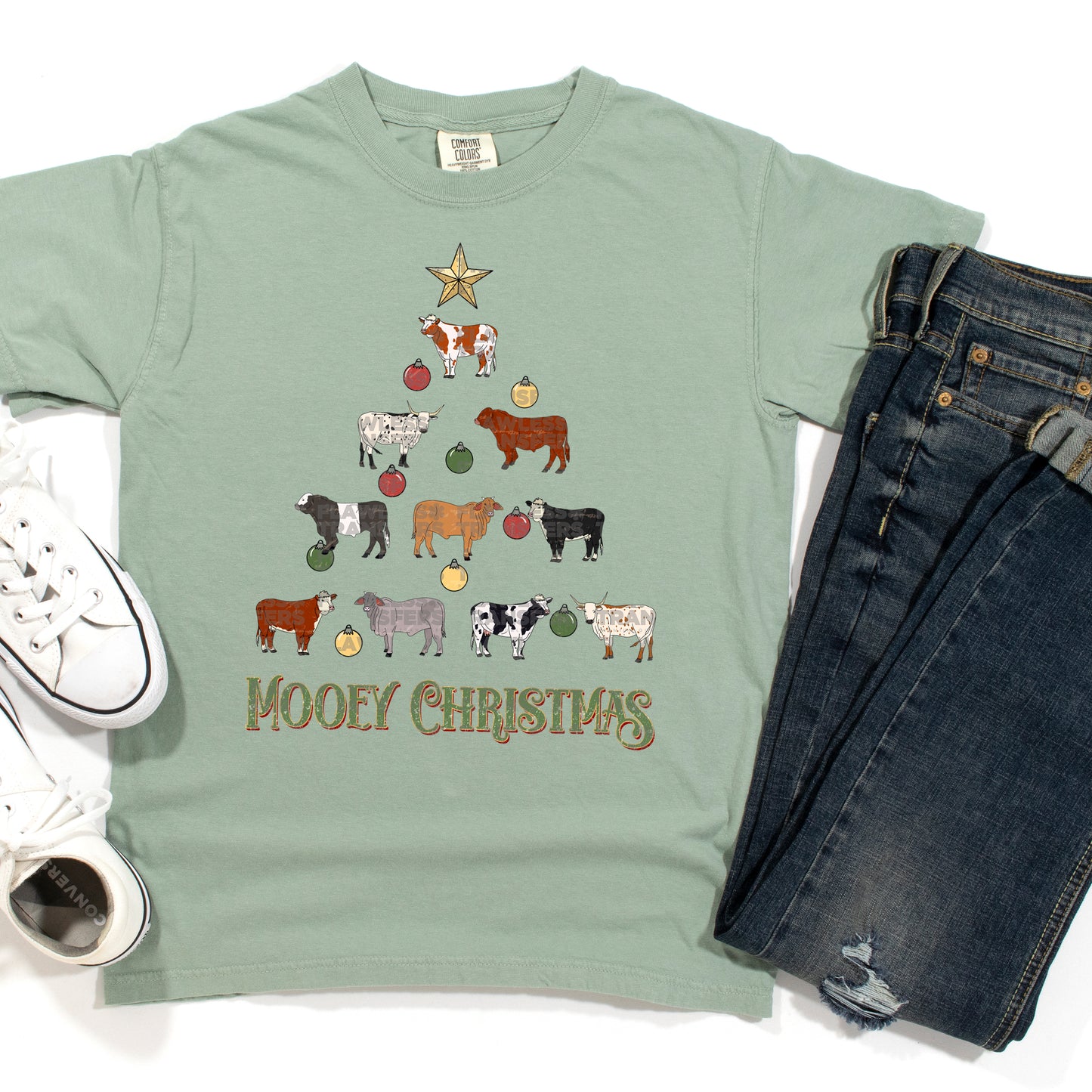 Mooey Christmas No Rope DTF Transfer