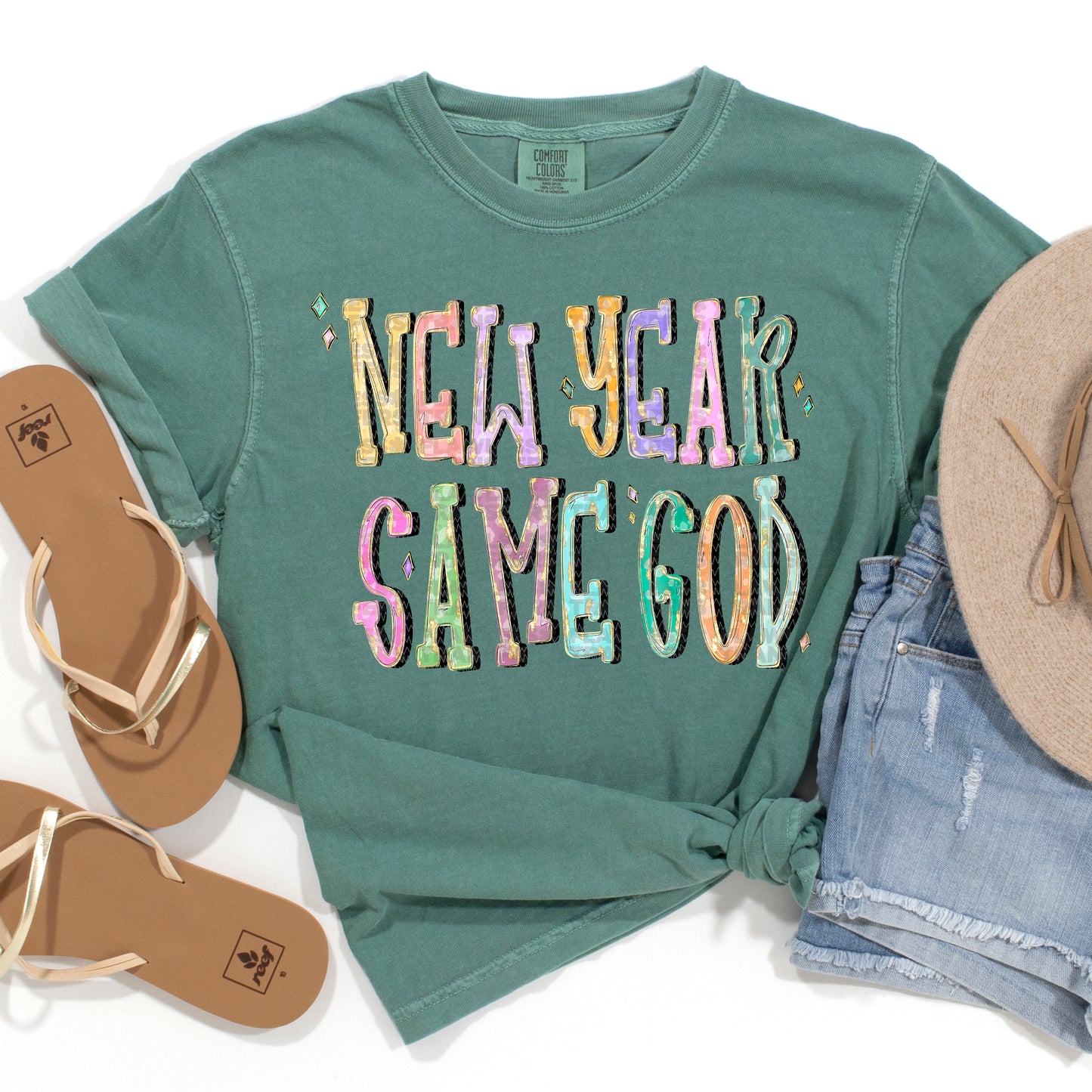 New Year Same God DTF Transfer