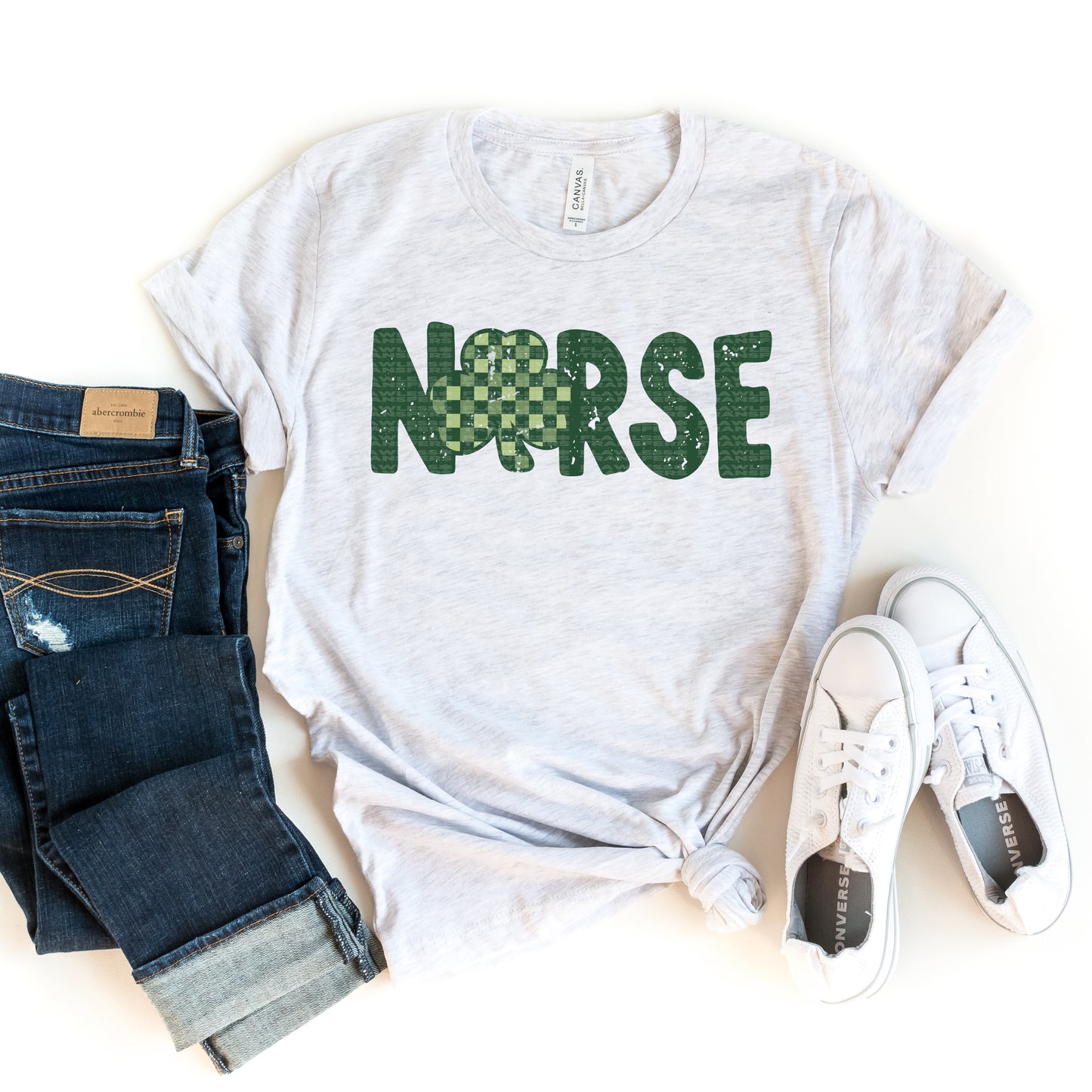 Nurse Distressed St Patricks Day #1182 - DTF Transfers