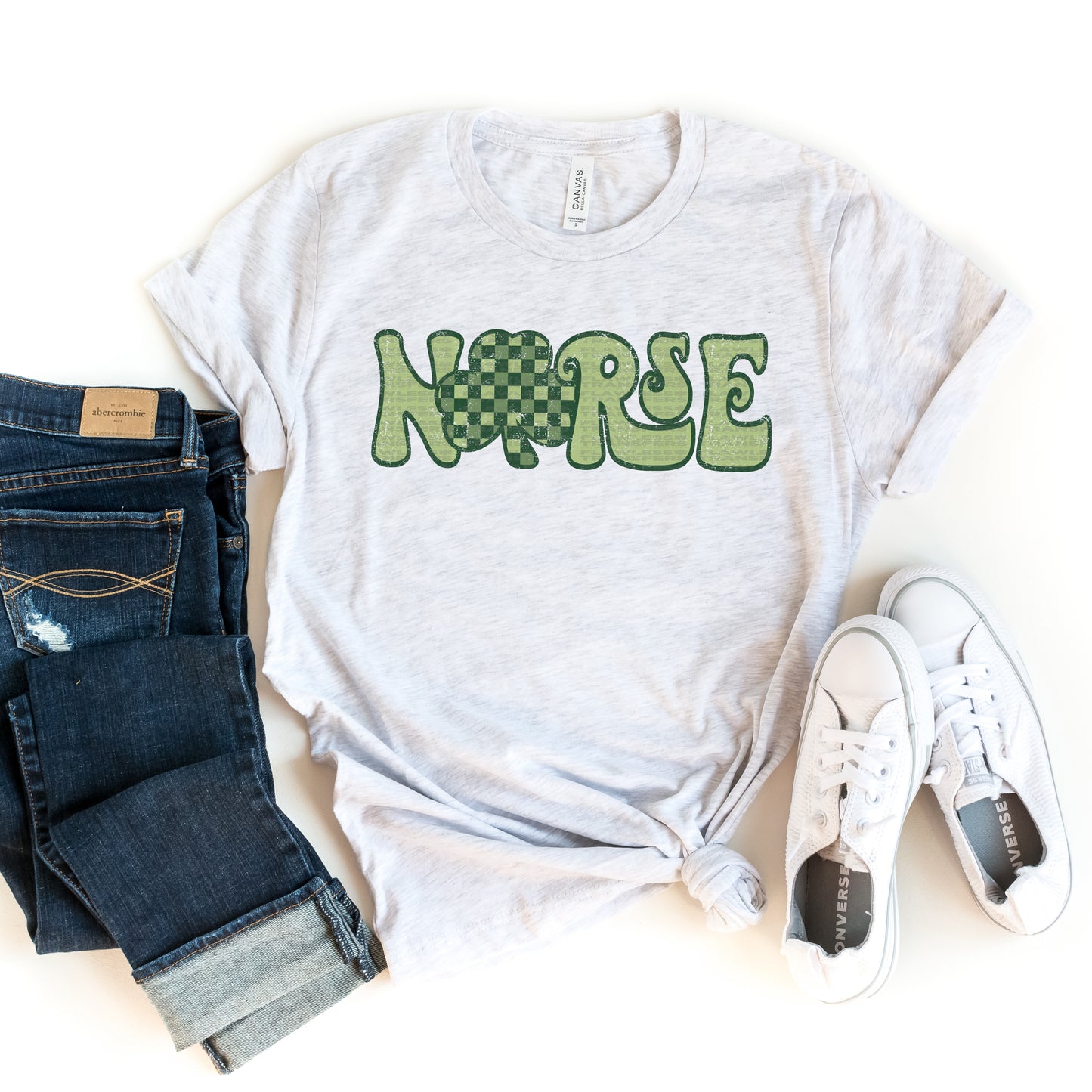 Nurse Distressed St Patricks Day #1181 - DTF Transfers