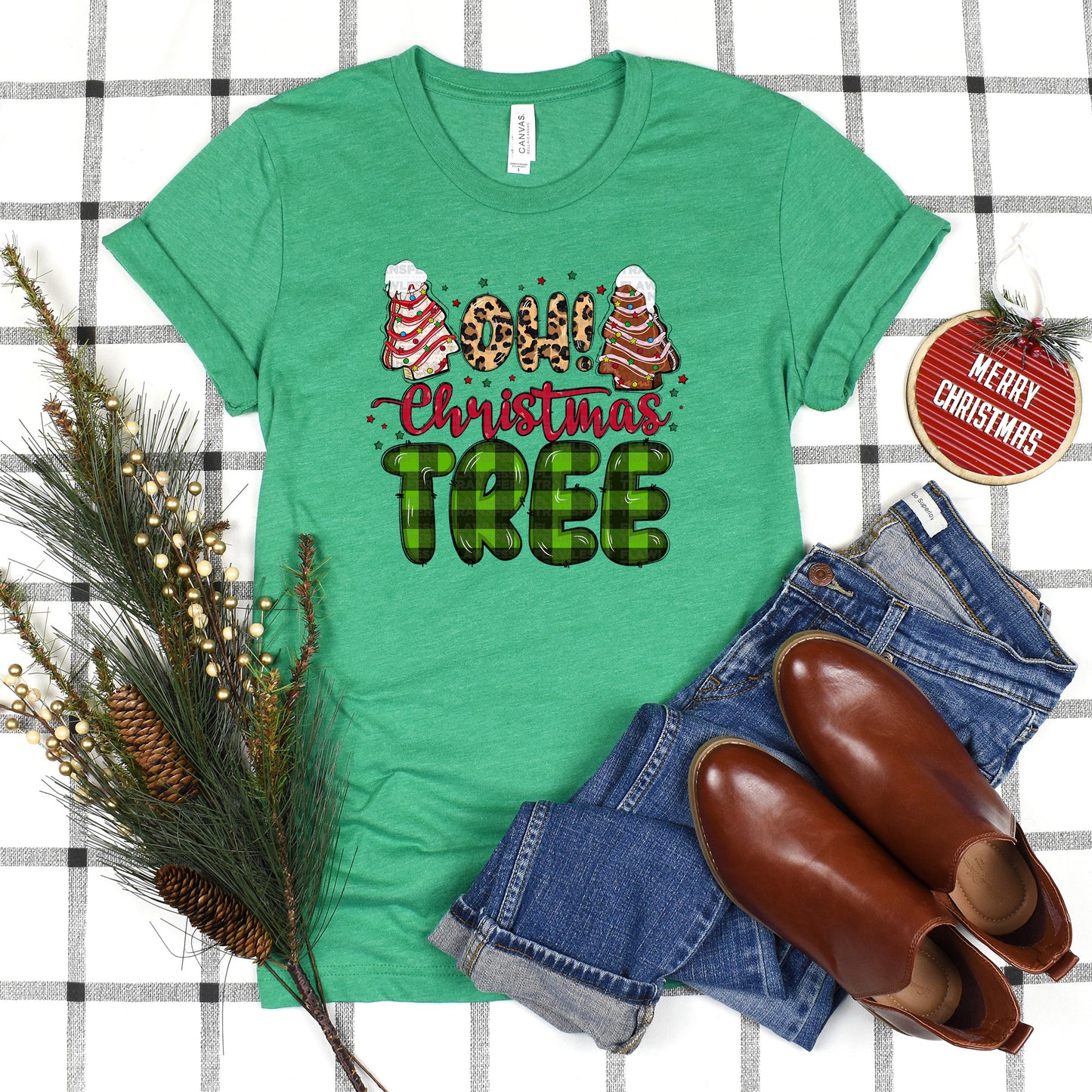 Oh Christmas Tree DTF Transfer