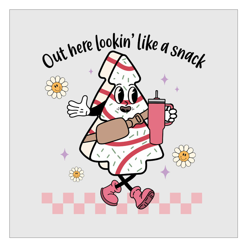 Out Here Lookin Like a Snack - Sunflower DTF Transfer