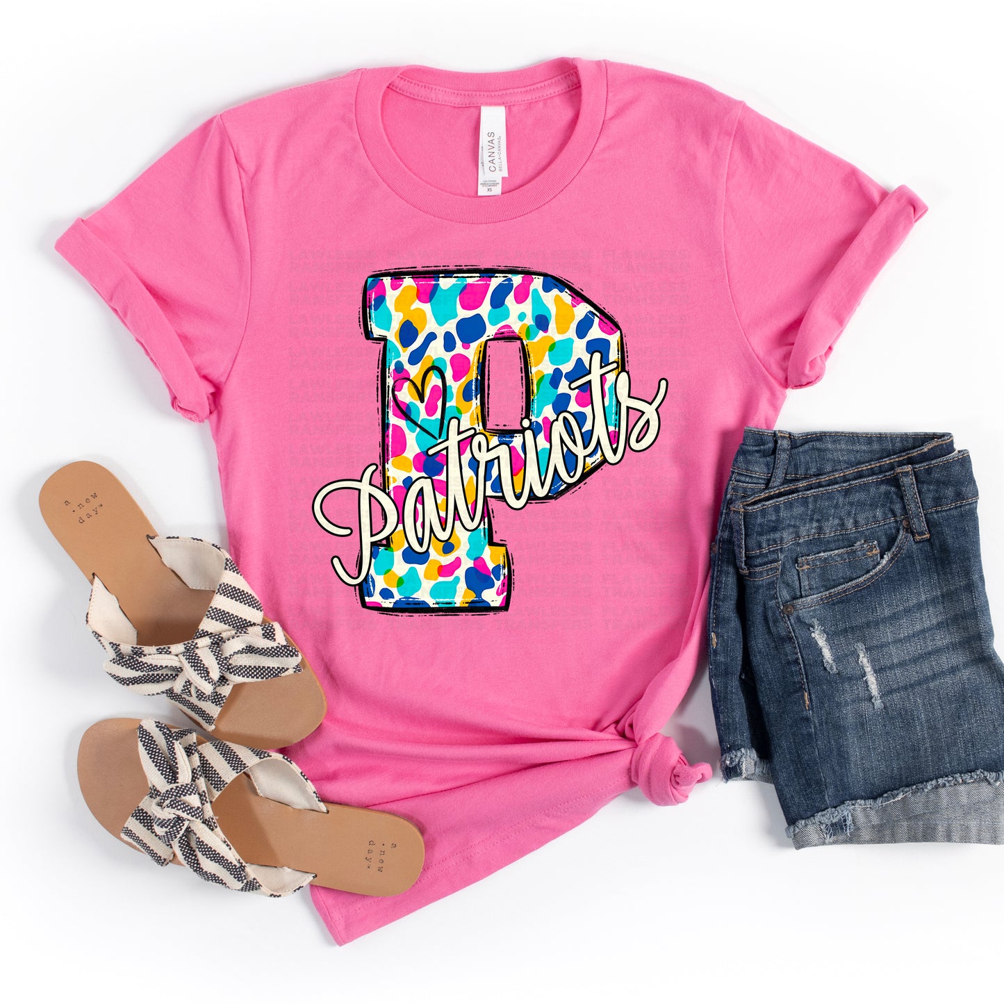 Patriots Bright Spots DTF Transfer