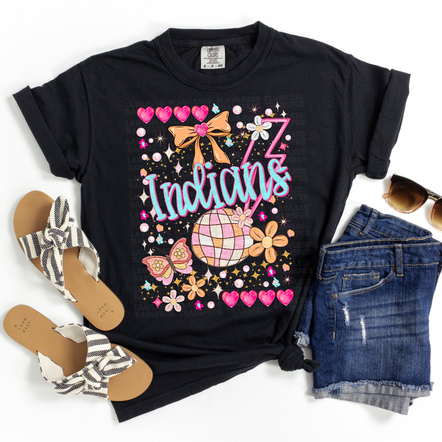 Indians Preppy Mascot DTF Transfer