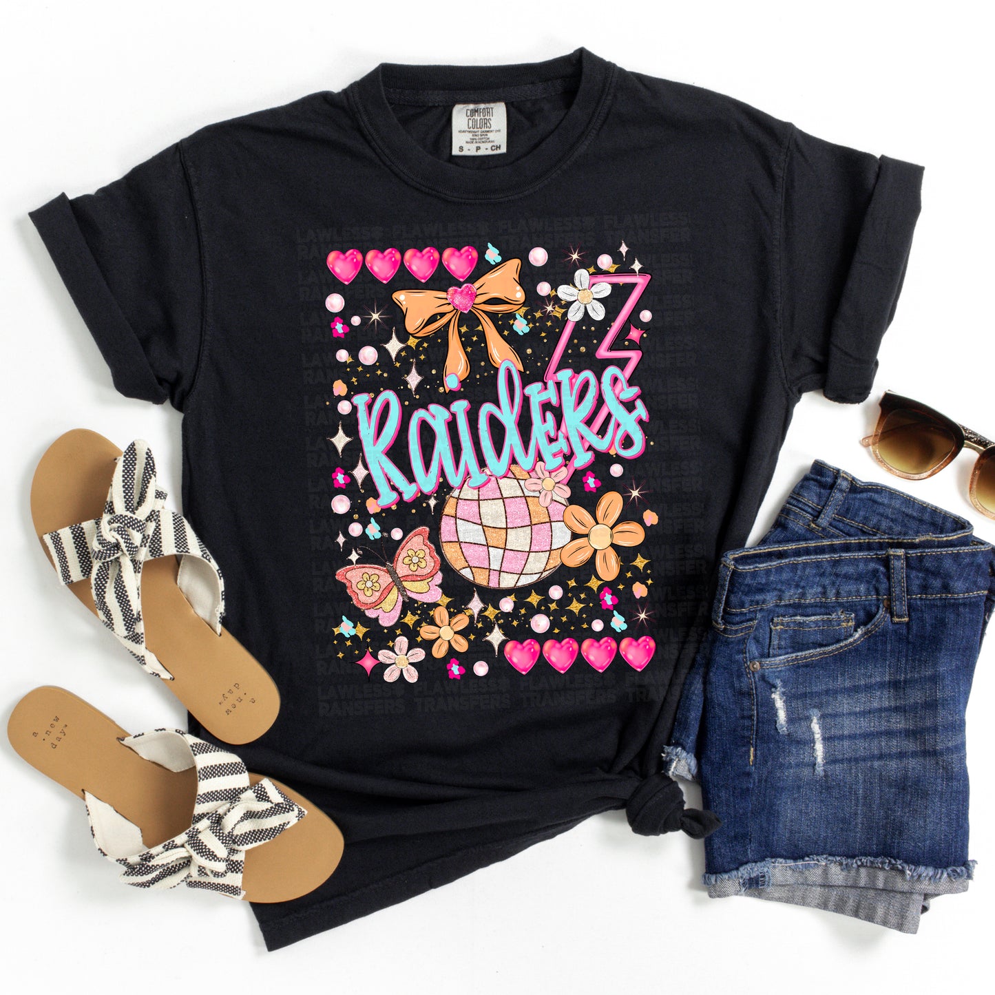 Raiders Preppy Mascot DTF Transfer