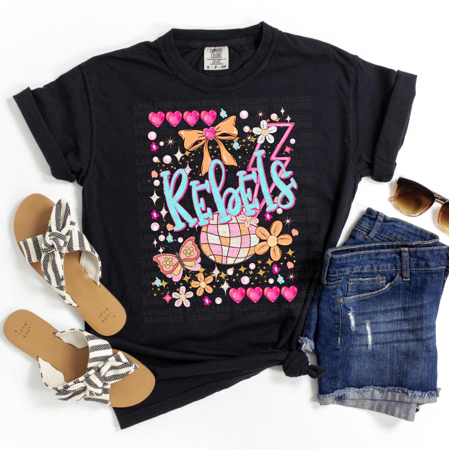 Rebels Preppy Mascot DTF Transfer