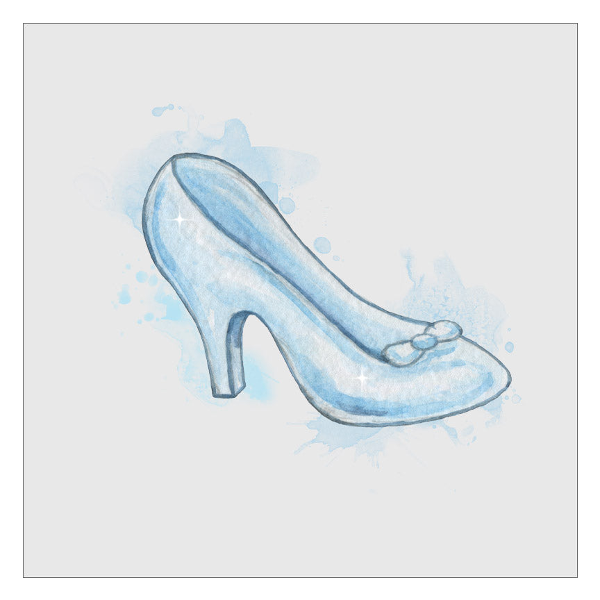 Princess Glass Slipper DTF Transfer