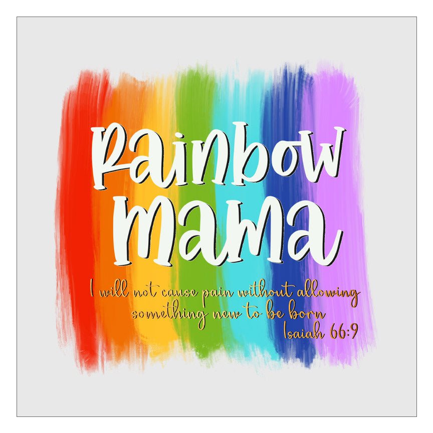 Rainbow Mama DTF Transfer