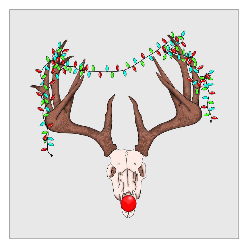 Rudolph Skellie DTF Transfer