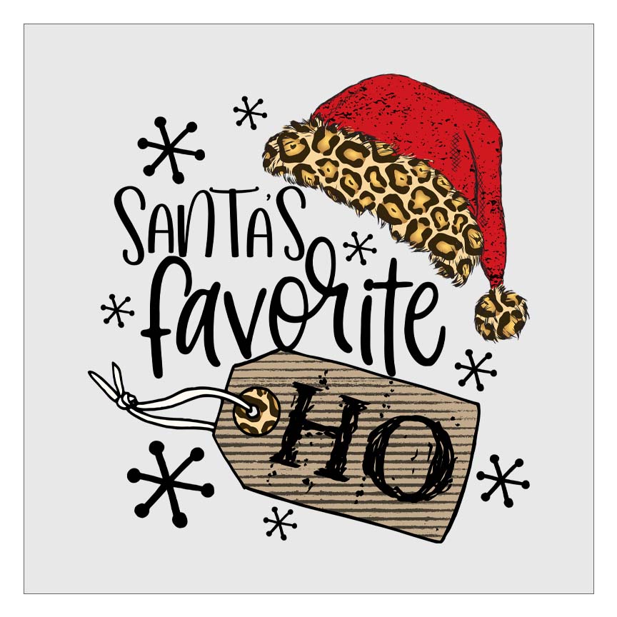 Santas Favorite Ho DTF Transfer