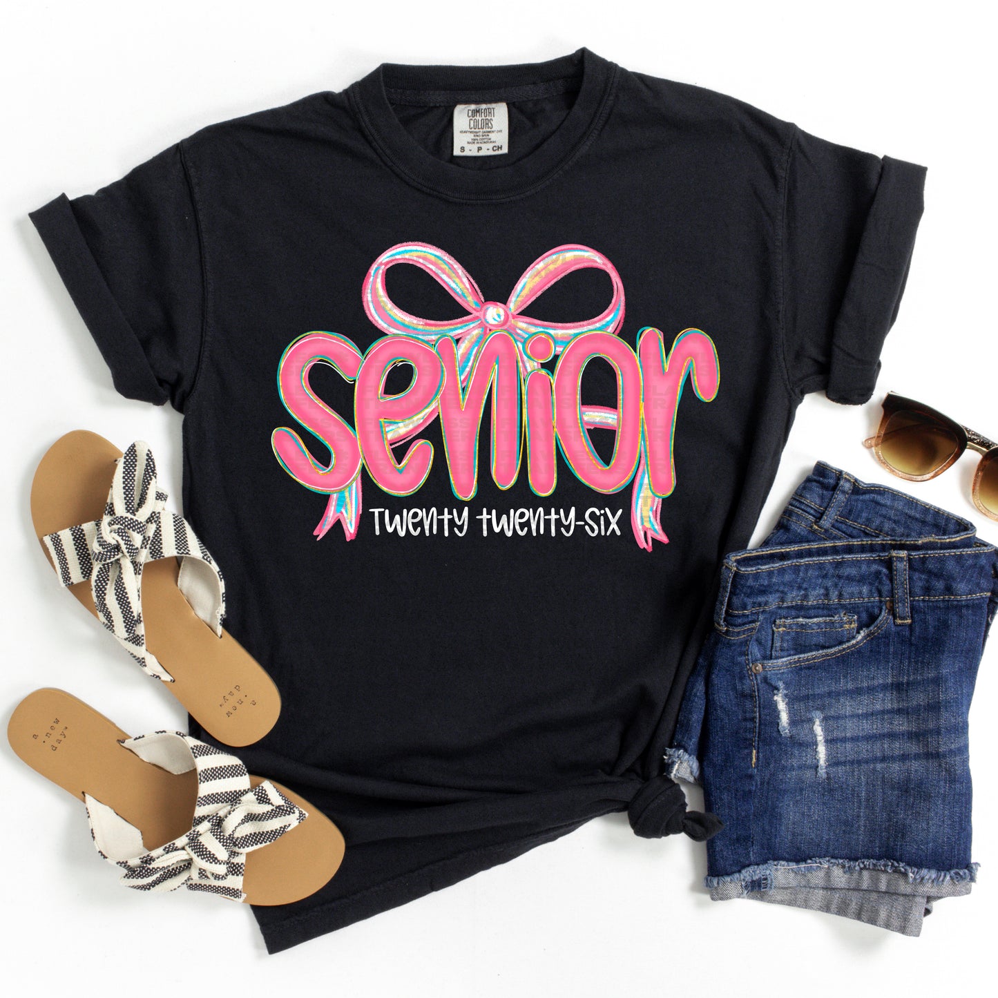 Senior Twenty Twenty Six Coquette Bow #2218 DTF Transfer