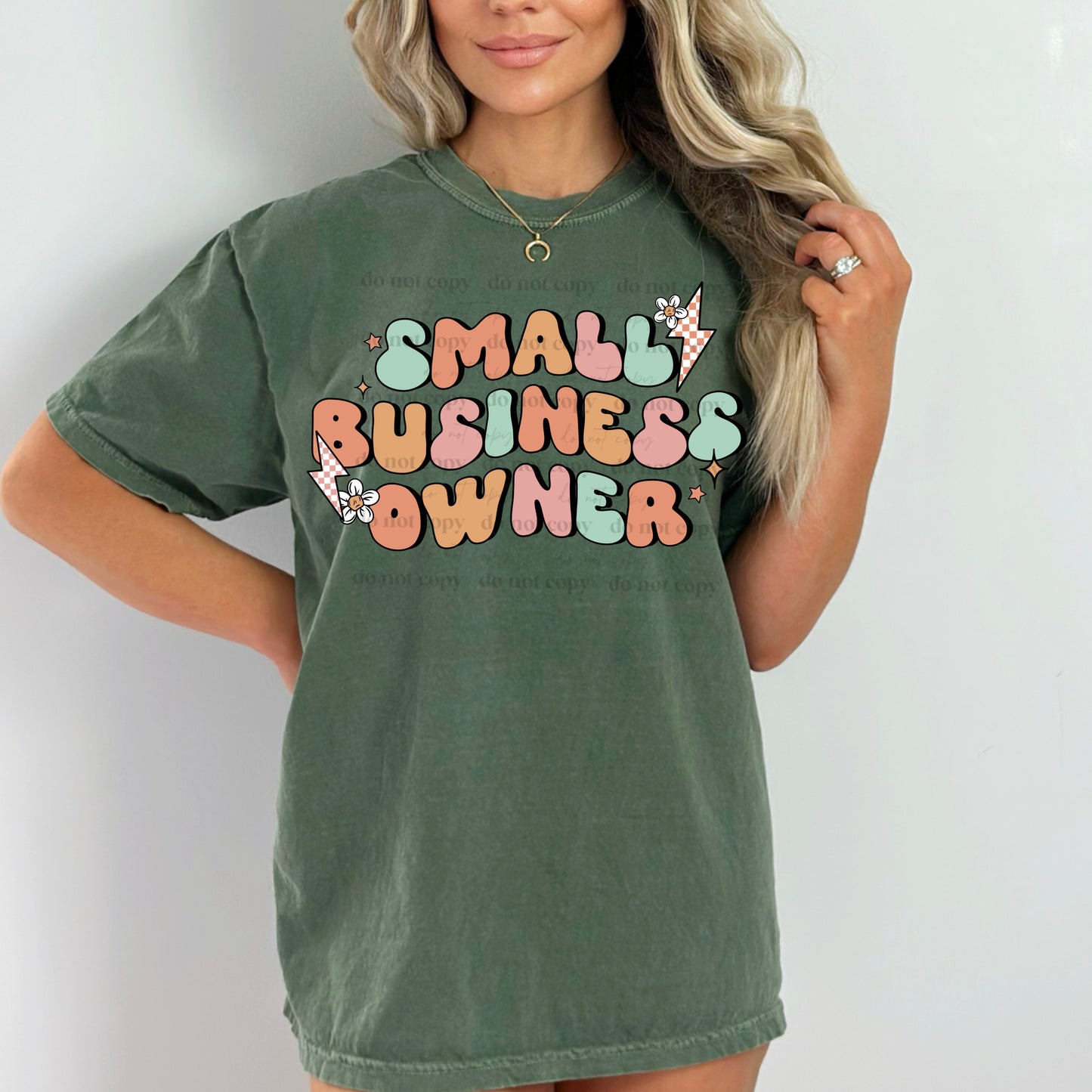 Small Business Owner Retro Full Color DTF Transfer