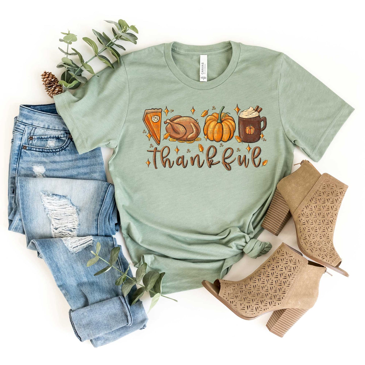 Thankful Thanksgiving Food #0022 DTF Transfer