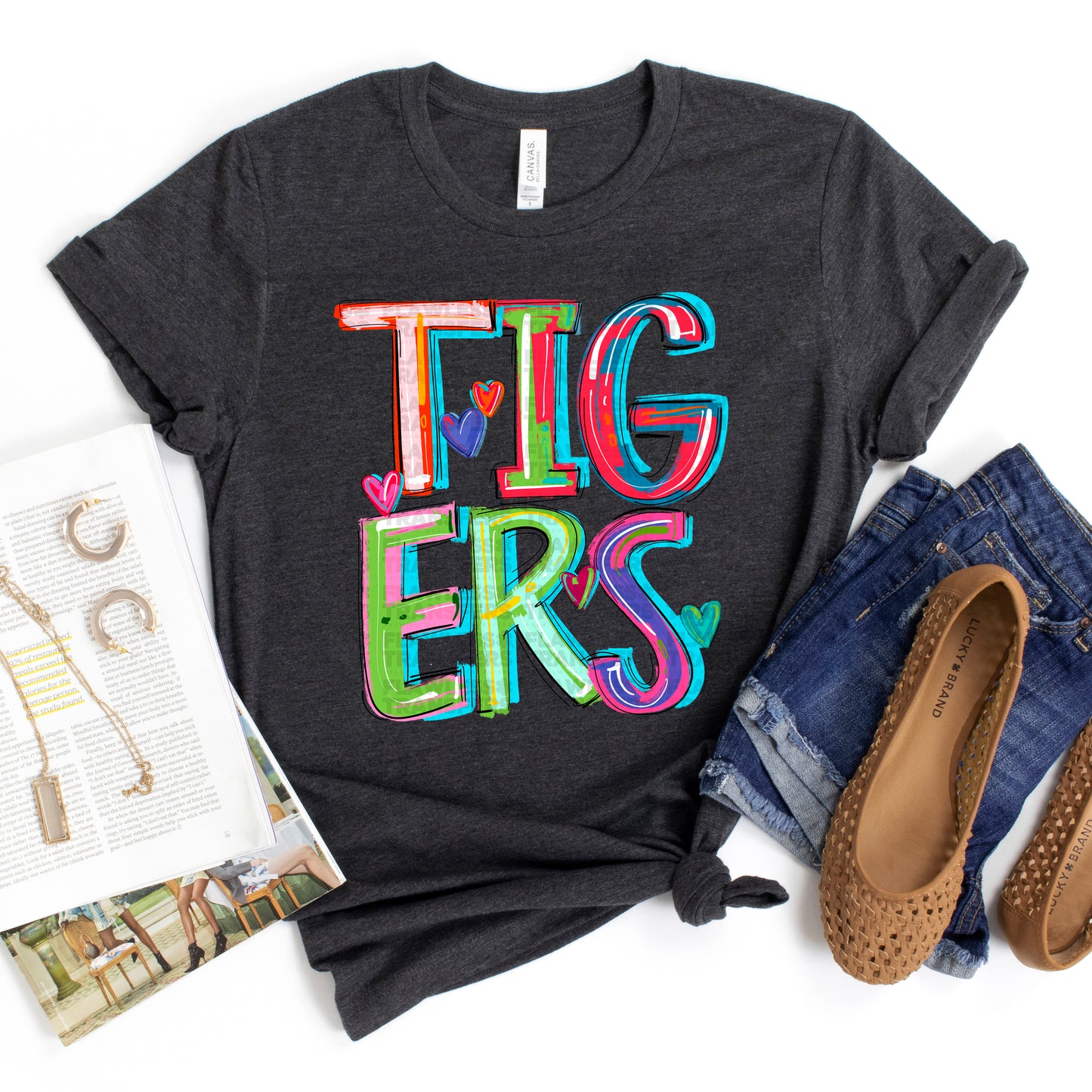 Tigers Cheery Words DTF Transfer